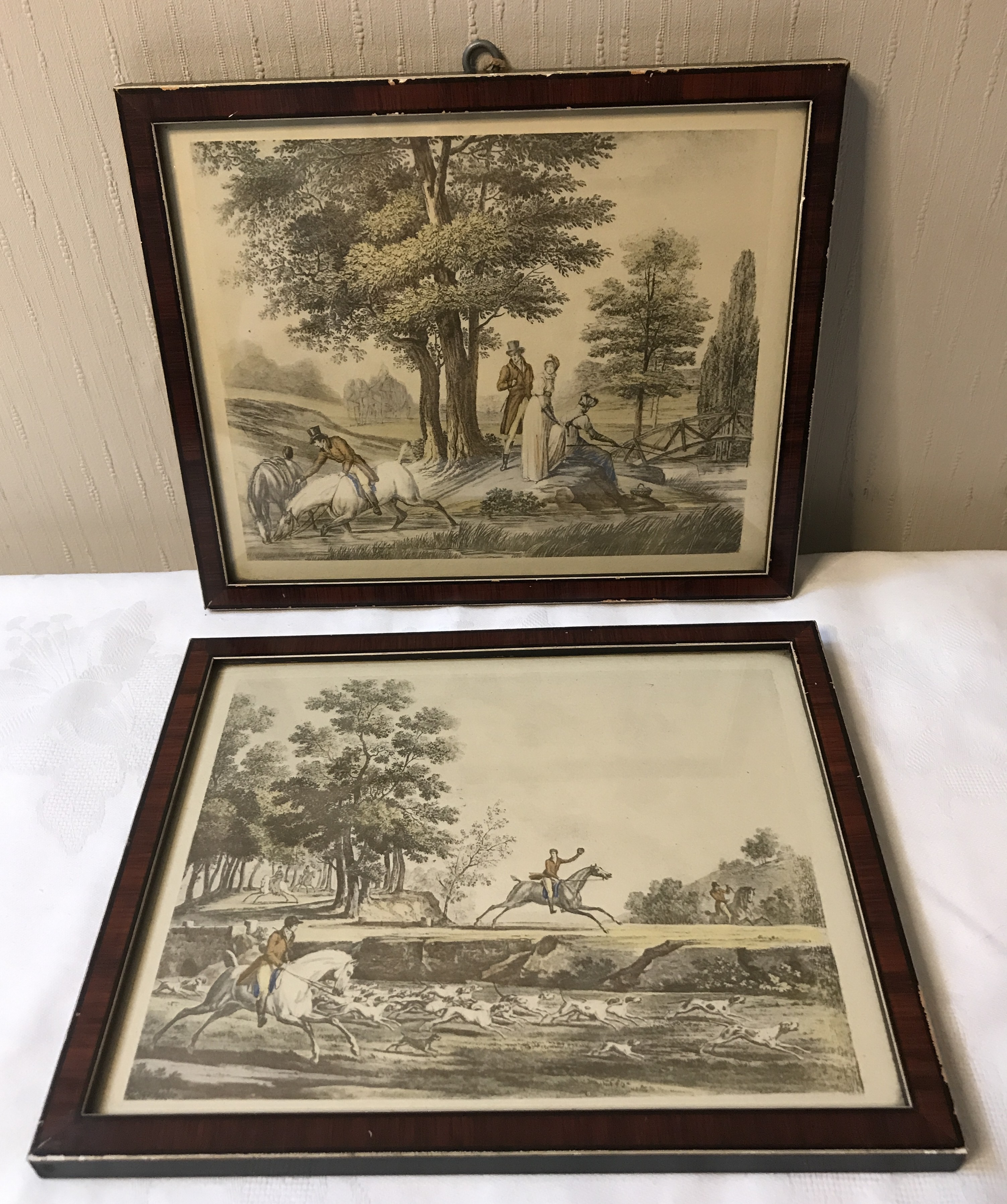 2 Carle Vernet Equestrian Litho Prints