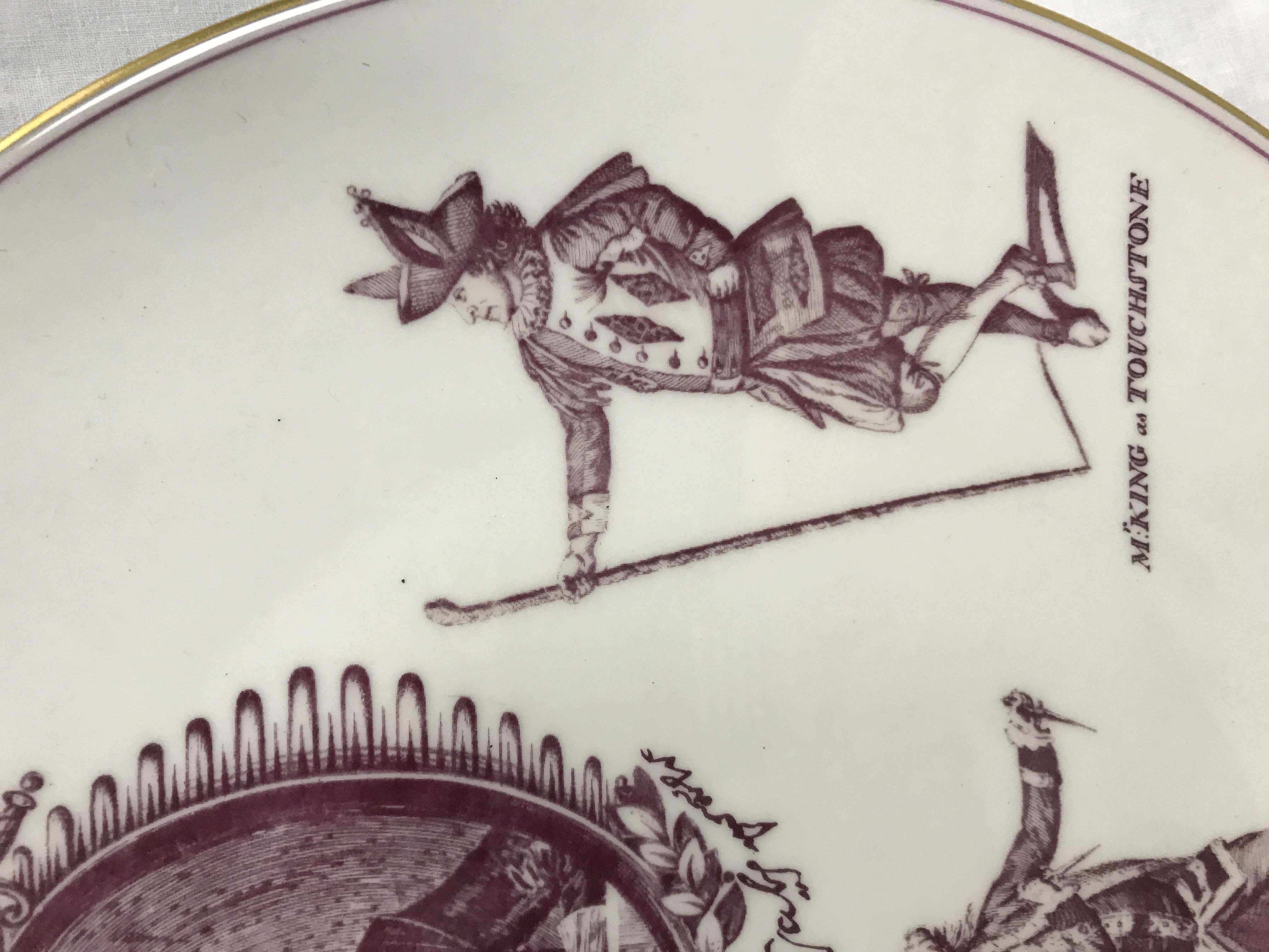 Royal Worcester Shakespeare commemorative plate