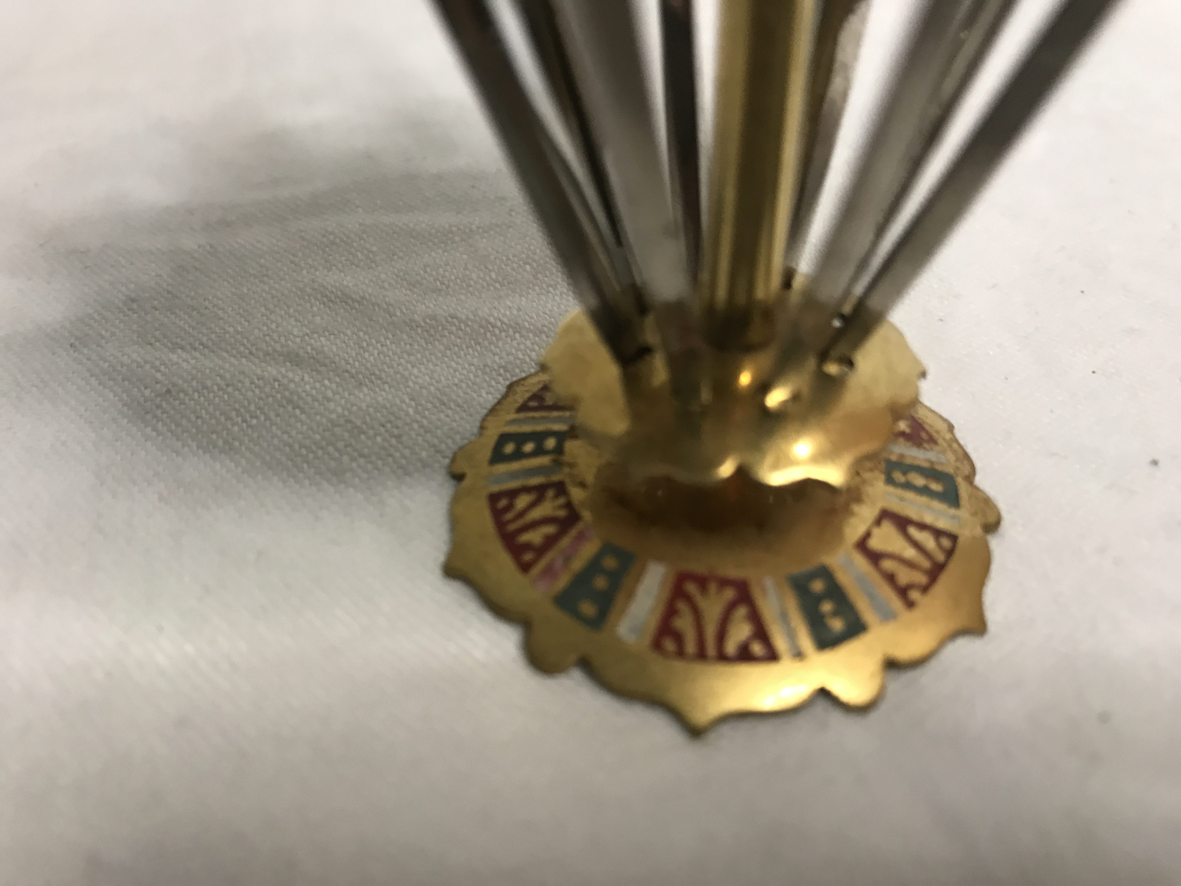 Toledo sword Cocktail or bar set. Vintage depicting Bulls and Toreador