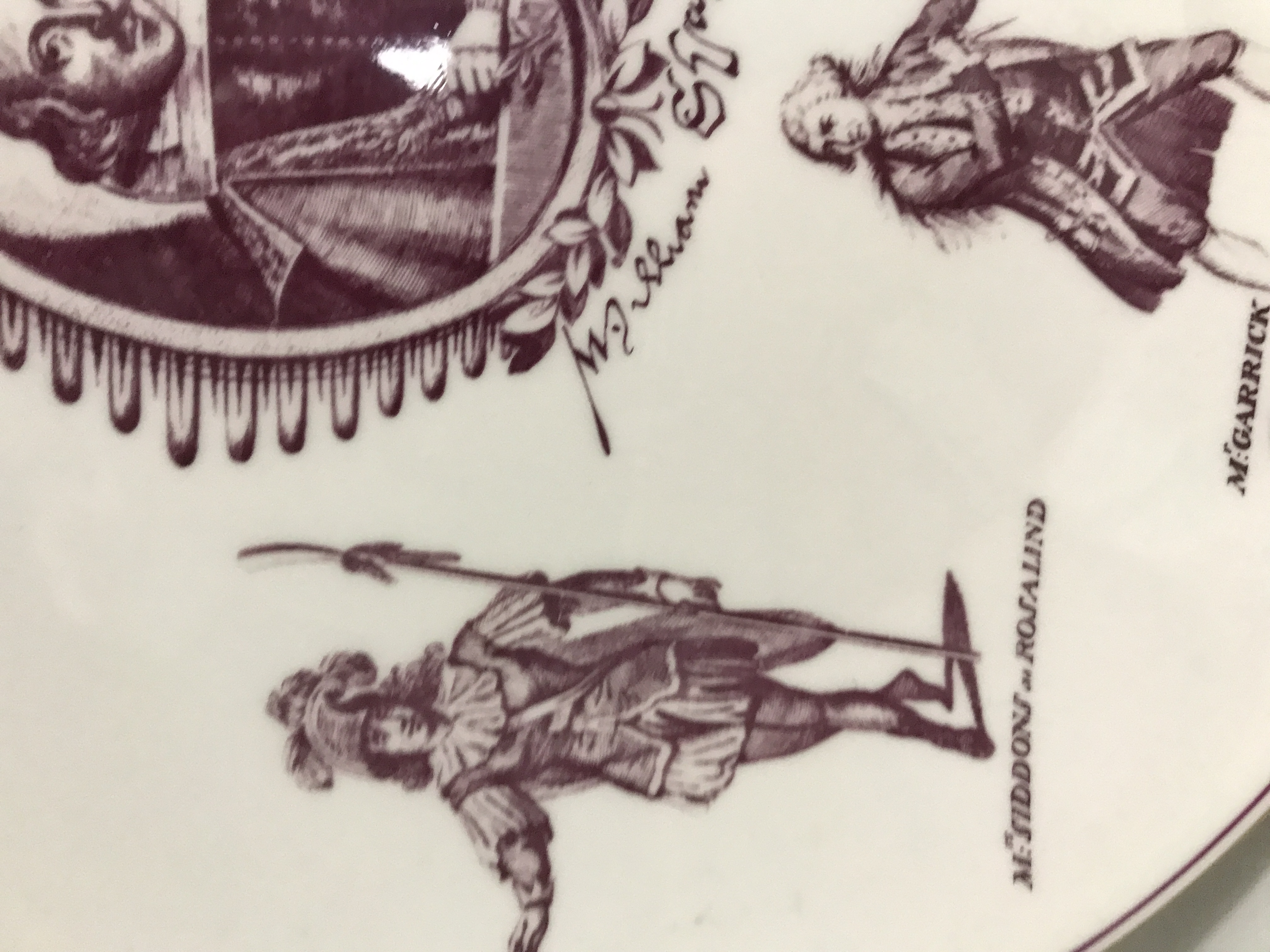 Royal Worcester Shakespeare commemorative plate