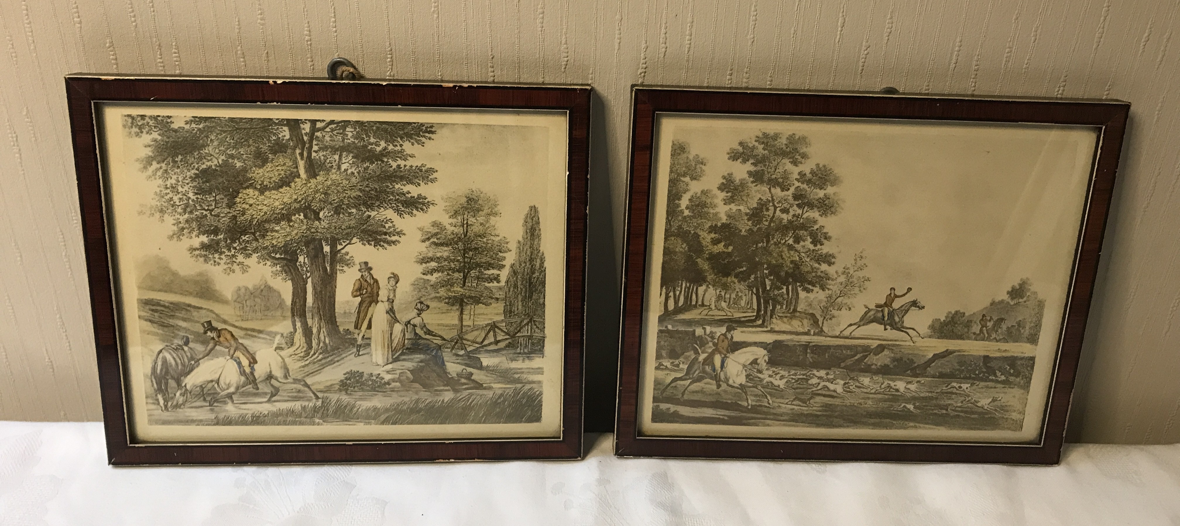 2 Carle Vernet Equestrian Litho Prints