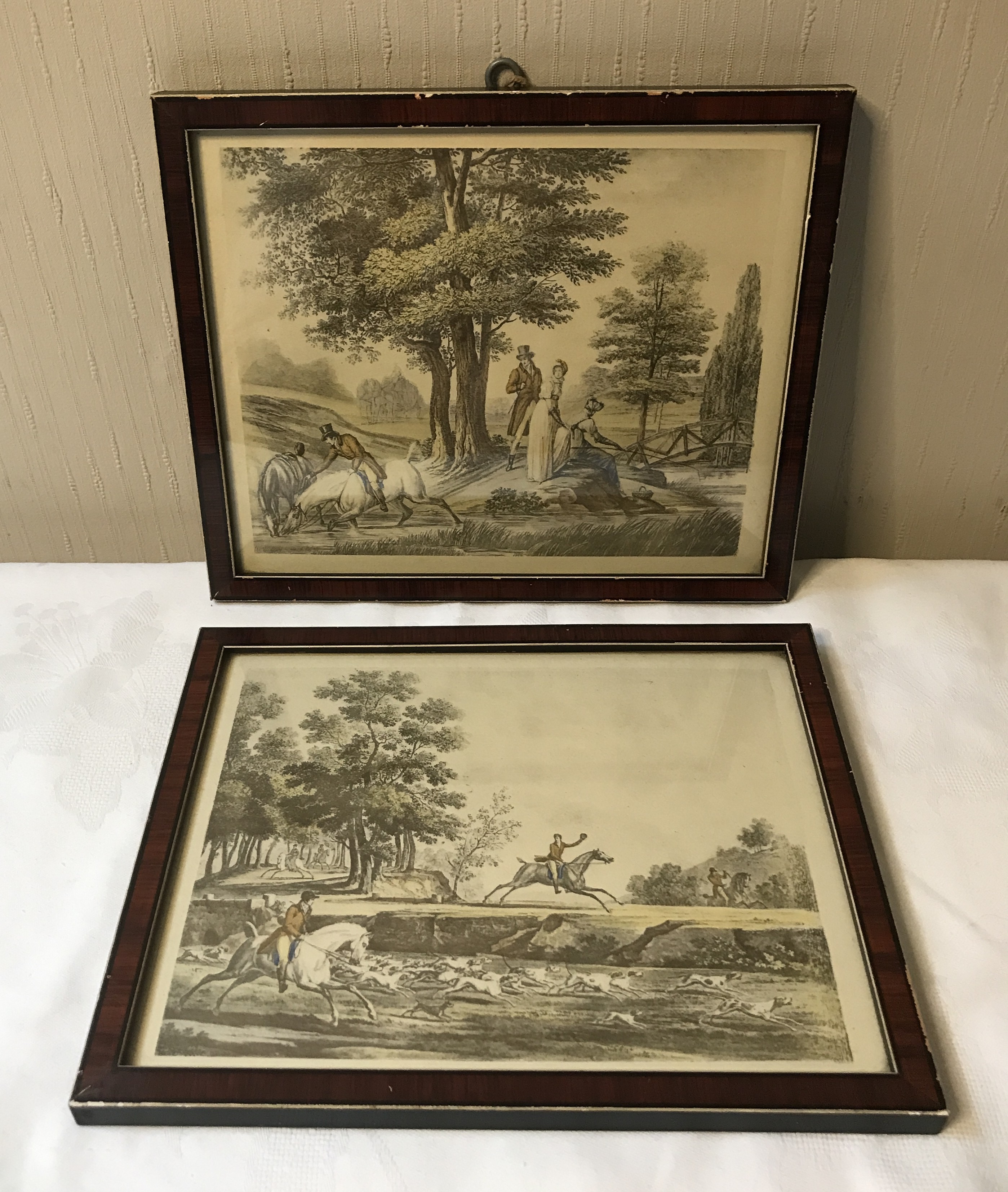 2 Carle Vernet Equestrian Litho Prints