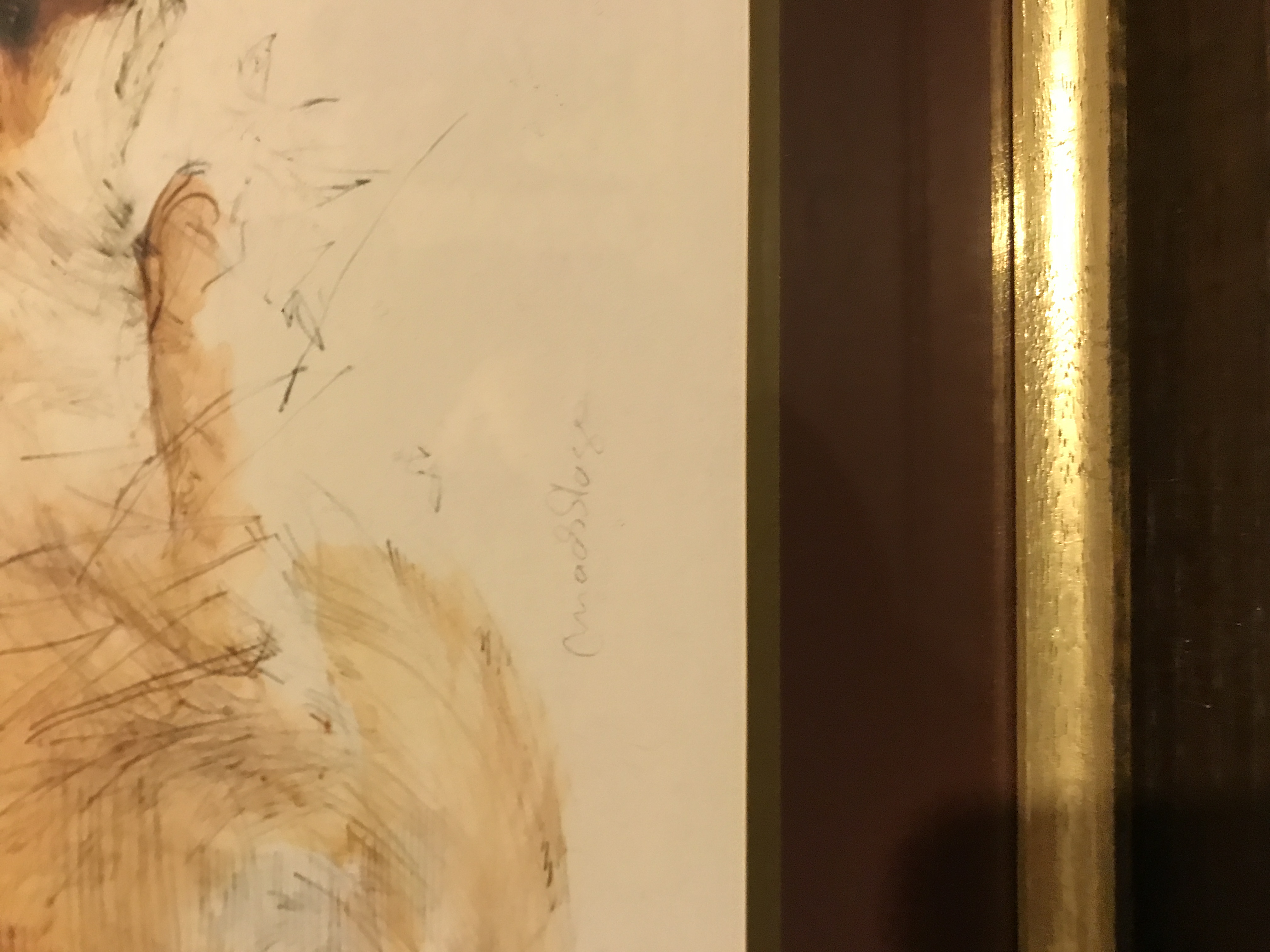 Mads Stage Vintage print of a Fox. 