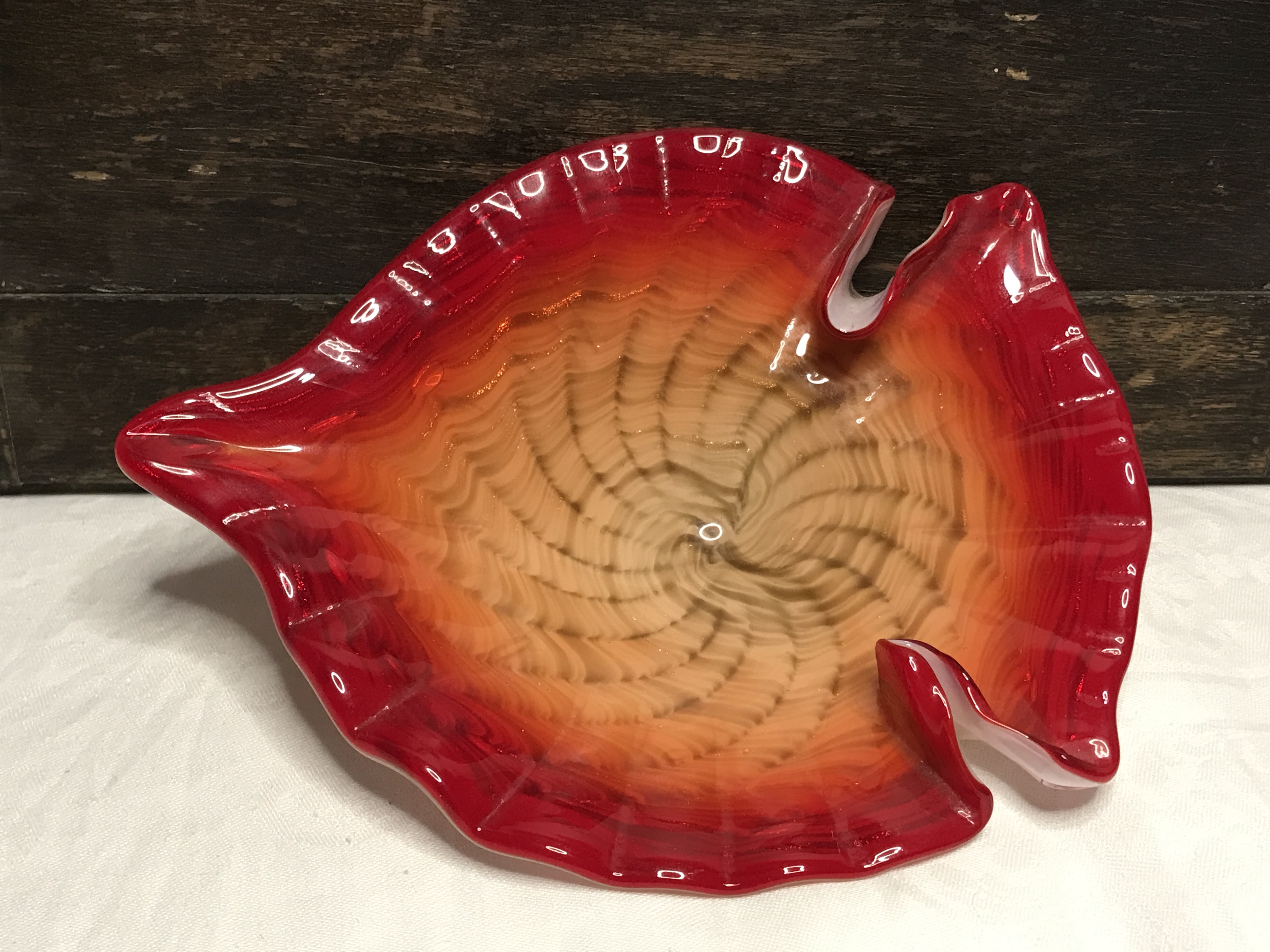 Vintage Murano Ventetian Glass dish/ ashtray