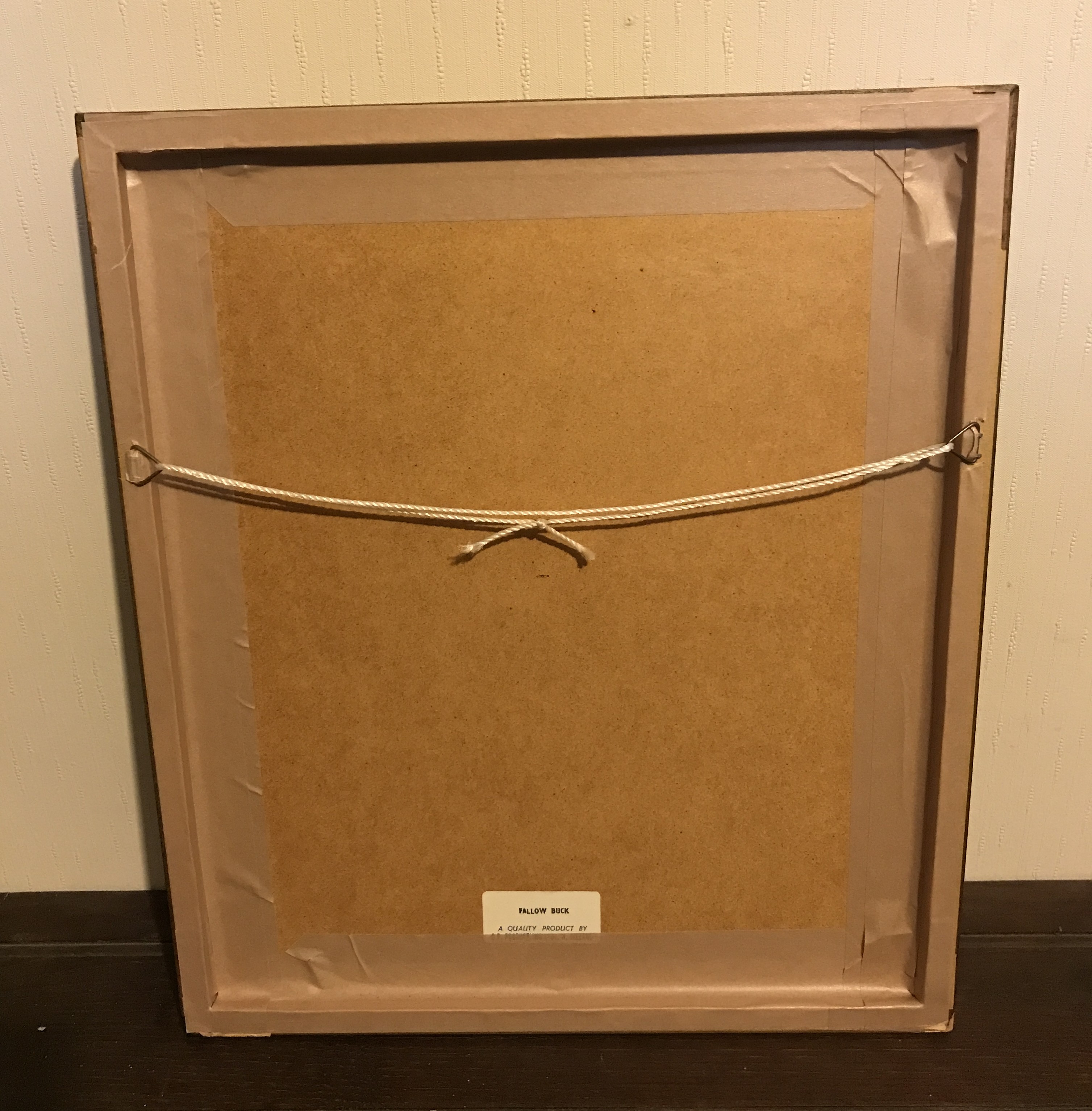 Mads Stage Vintage print of Fallow Buck. Danish retro Scandi art