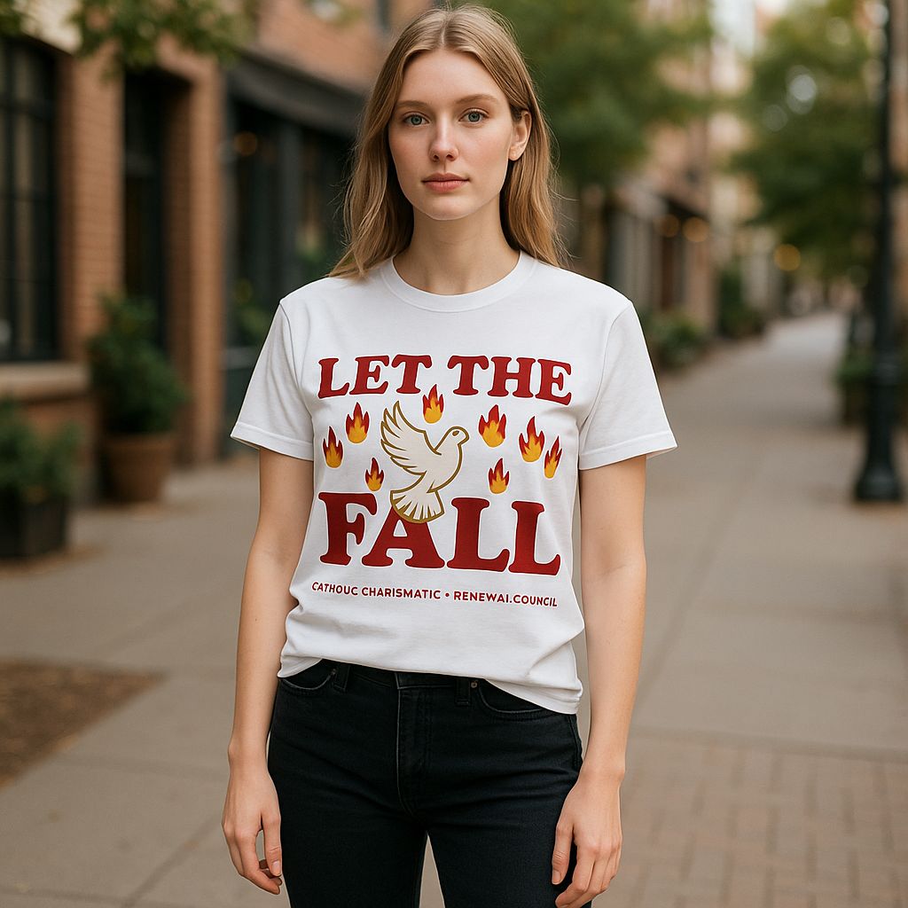 Let the Fire Fall Unisex T-Shirt - White
