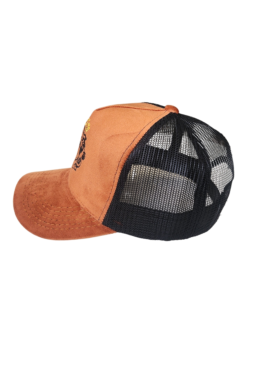Boné Trucker camurça