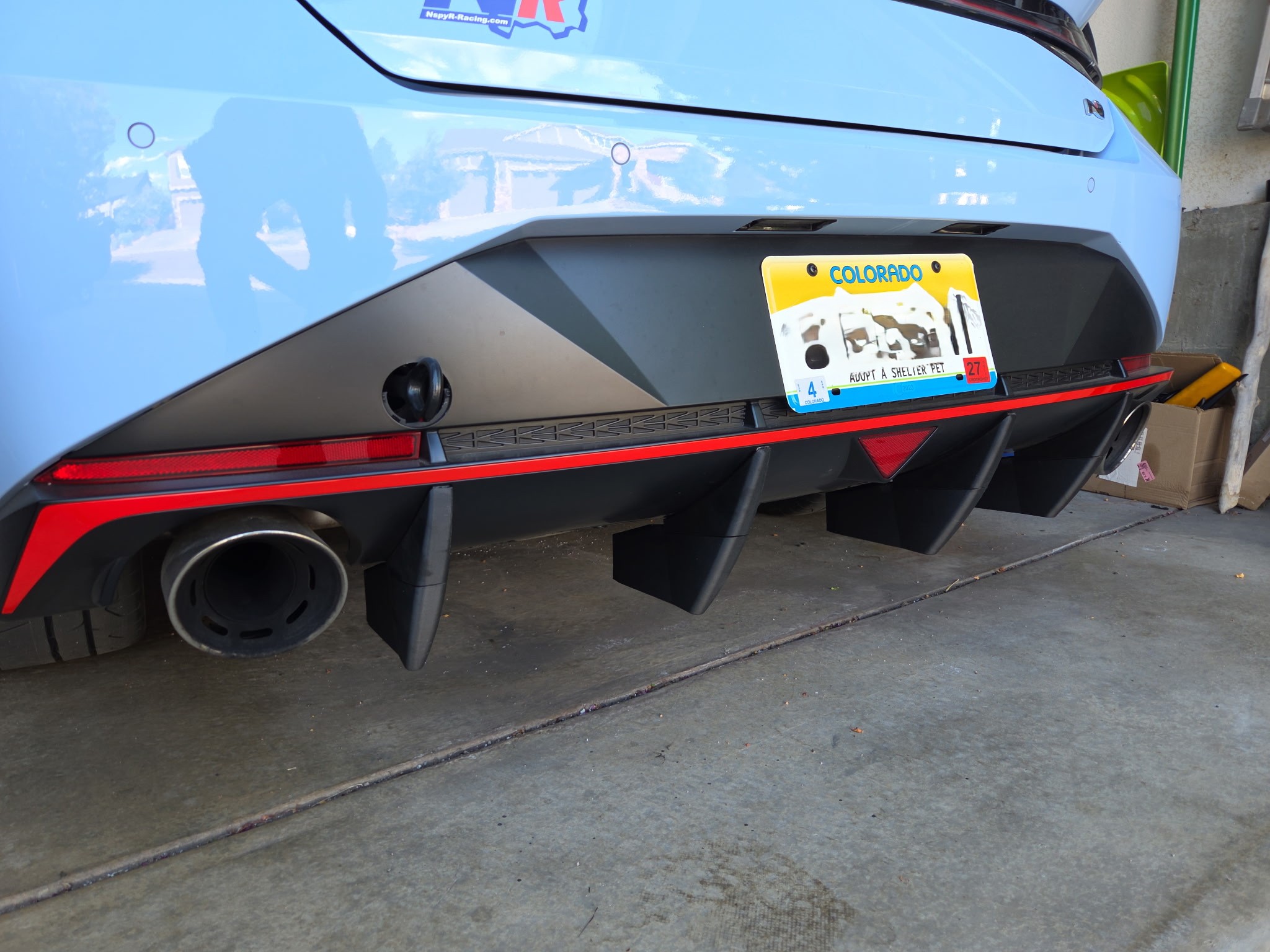 2022-2023 Elantra N NR-Lock Rear Diffuser Kit
