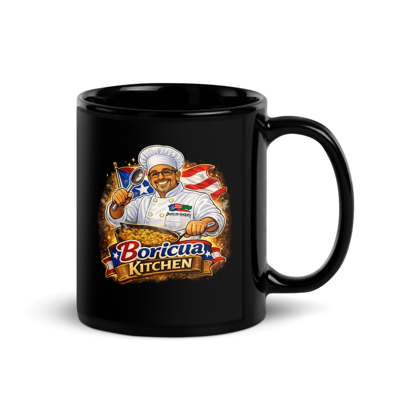 Boricua Kitchen Coffee Mug | Puerto Rican Chef Mug