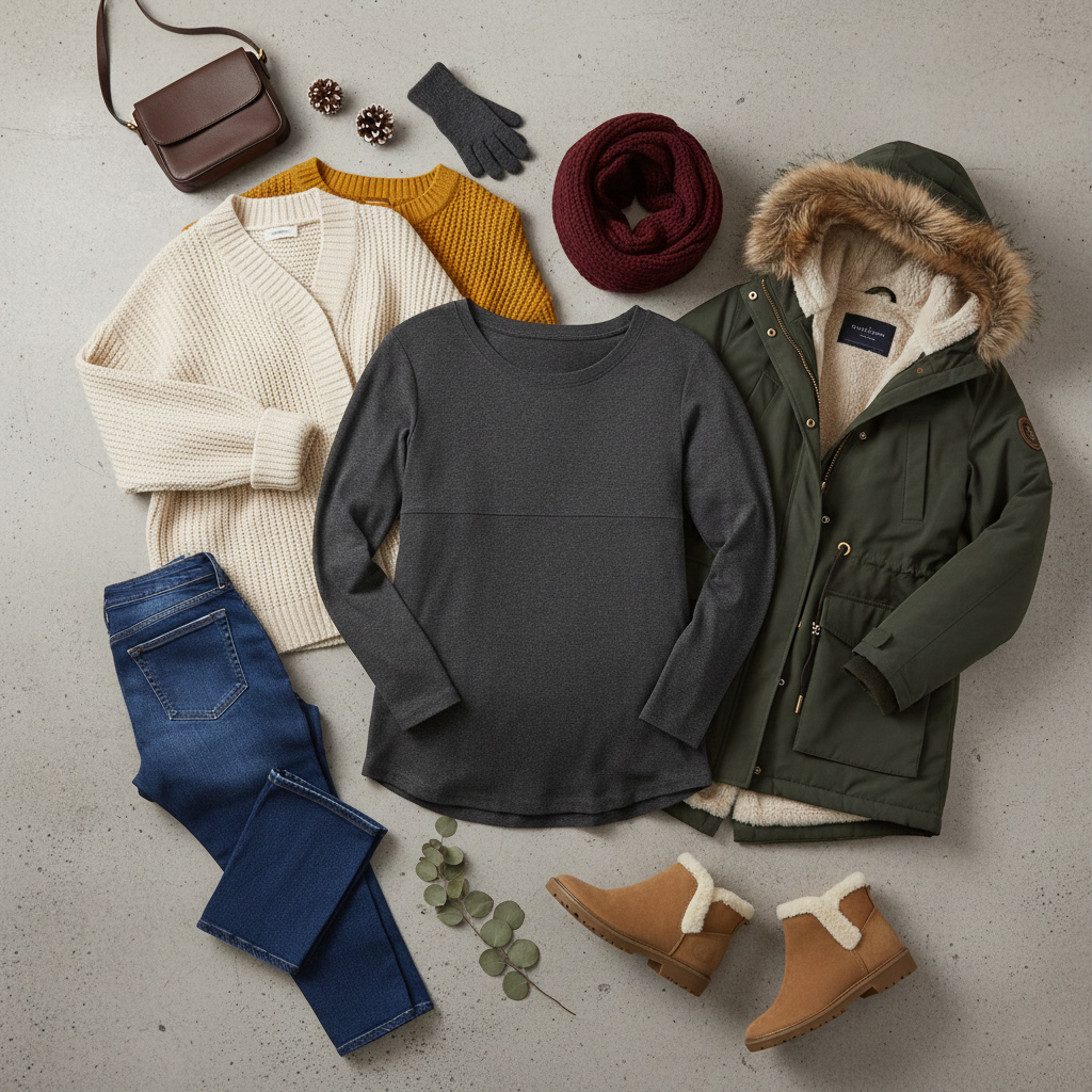 Pilki žindymo marškinėliai ilgomis rankovėmis "Long Day"