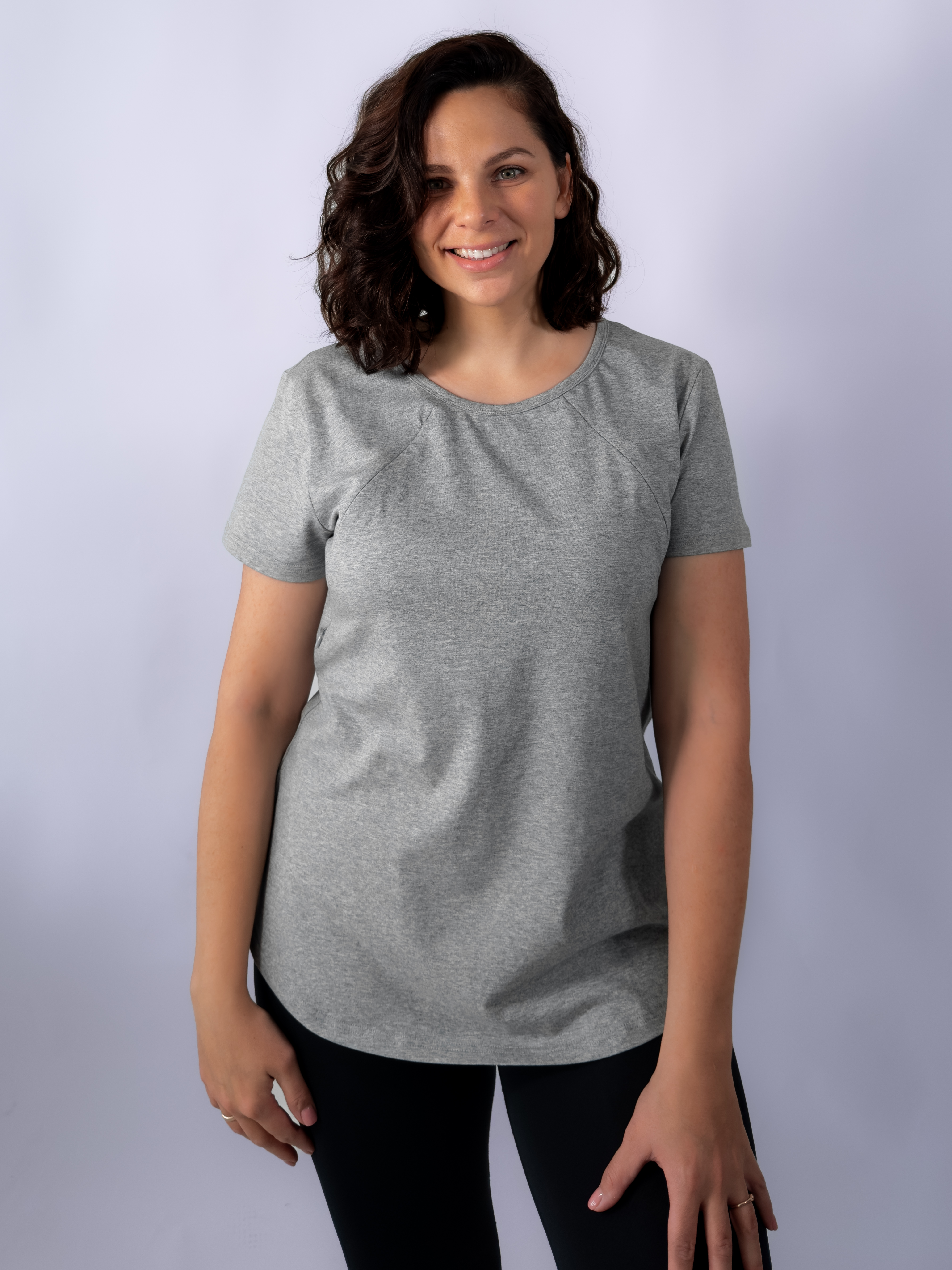 Pilki žindymo marškinėliai "Casual Day"