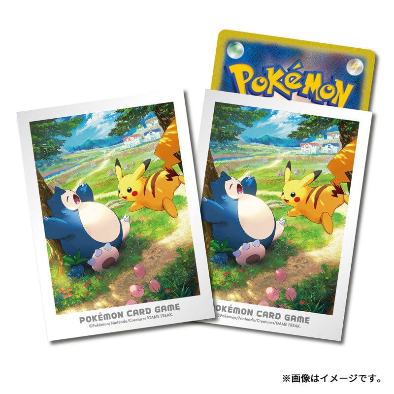 Protège carte Ronflex & Pikachu