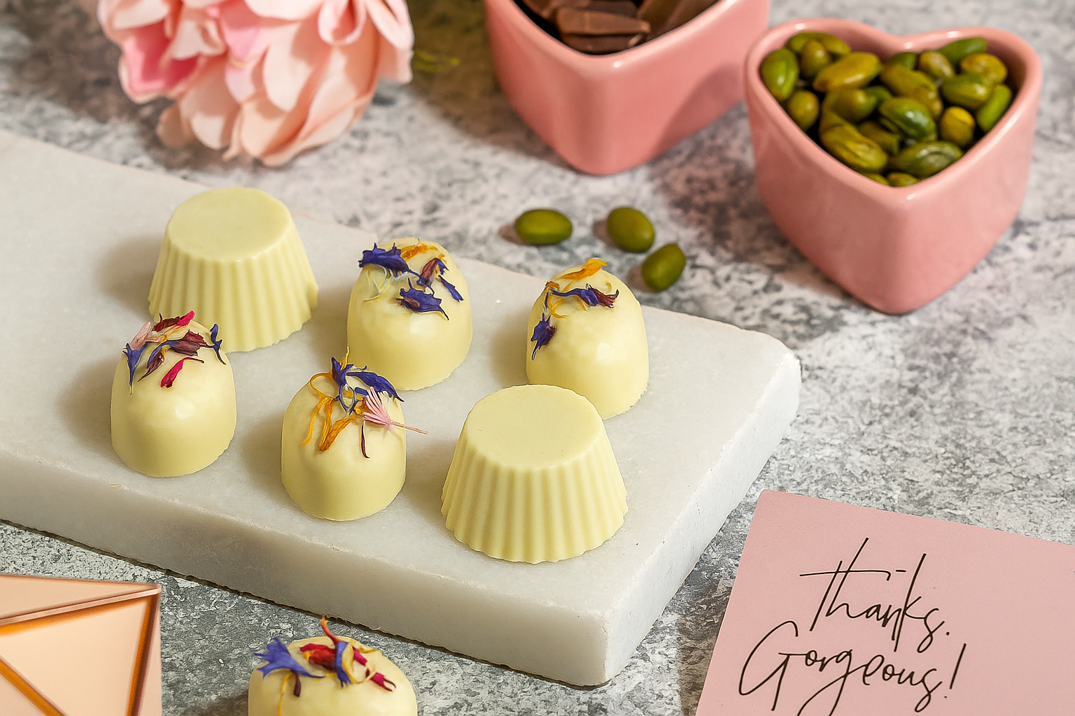 بيستاشيو بارادايس – شوكولاتة الفستق والمستكة بنكهات شرقية فاخرة