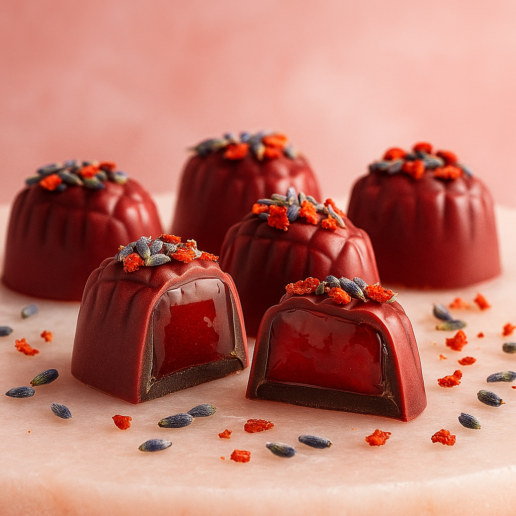 بيري بلوش – شوكولاتة نصف داكنة بالفواكه الحمراء