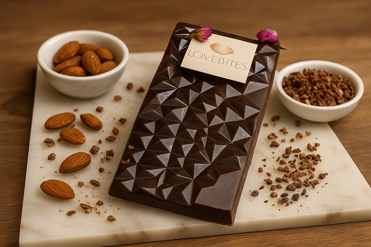 سيلفر نوت – شوكولاتة بلجيكية/سويسرية داكنة باللوز المحمص 