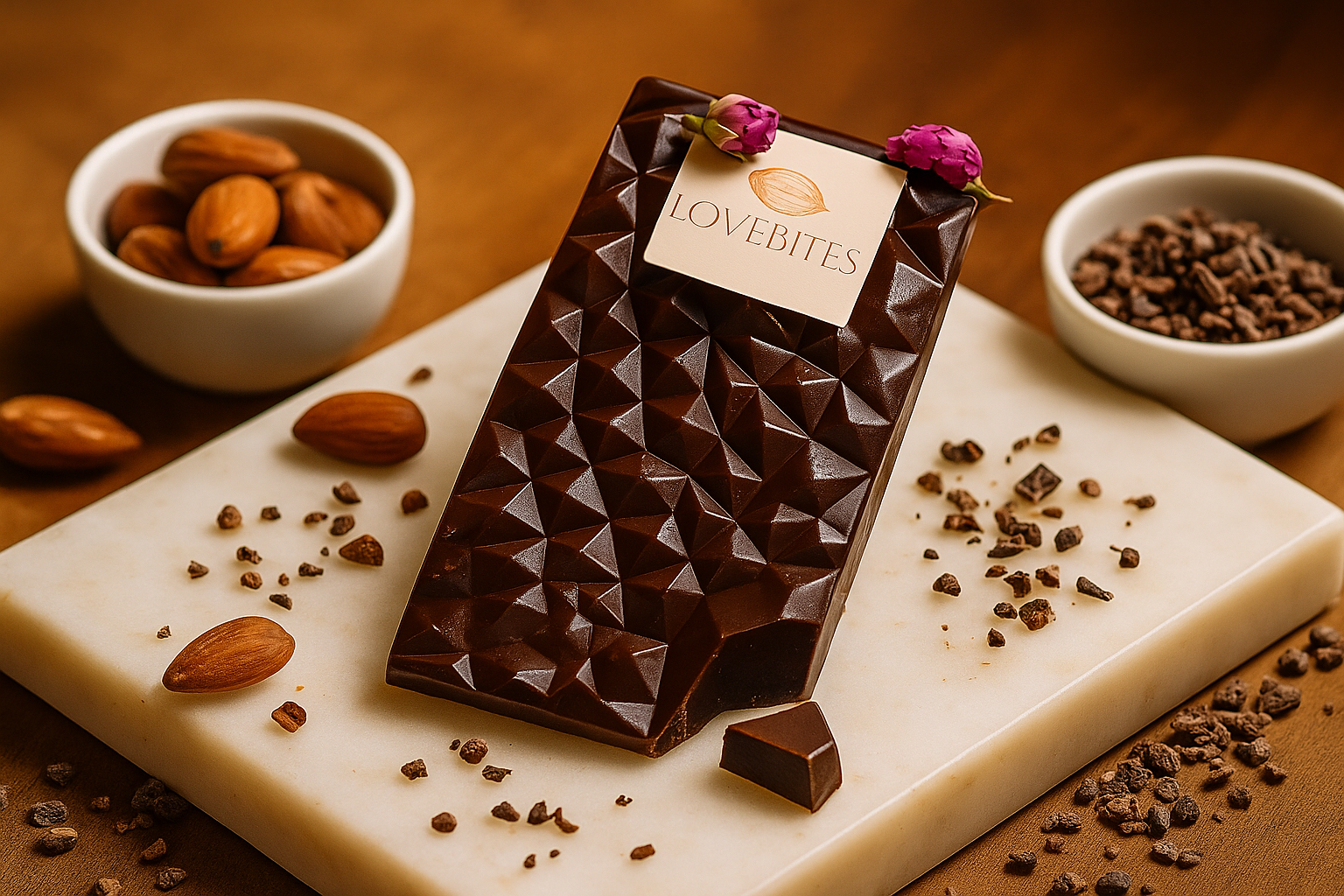 سيلفر نوت – شوكولاتة بلجيكية/سويسرية داكنة باللوز المحمص 