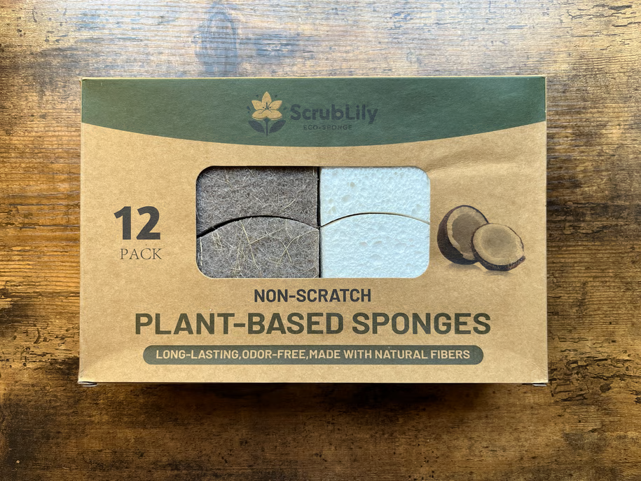 12-Pack ScrubLily Eco Sponges