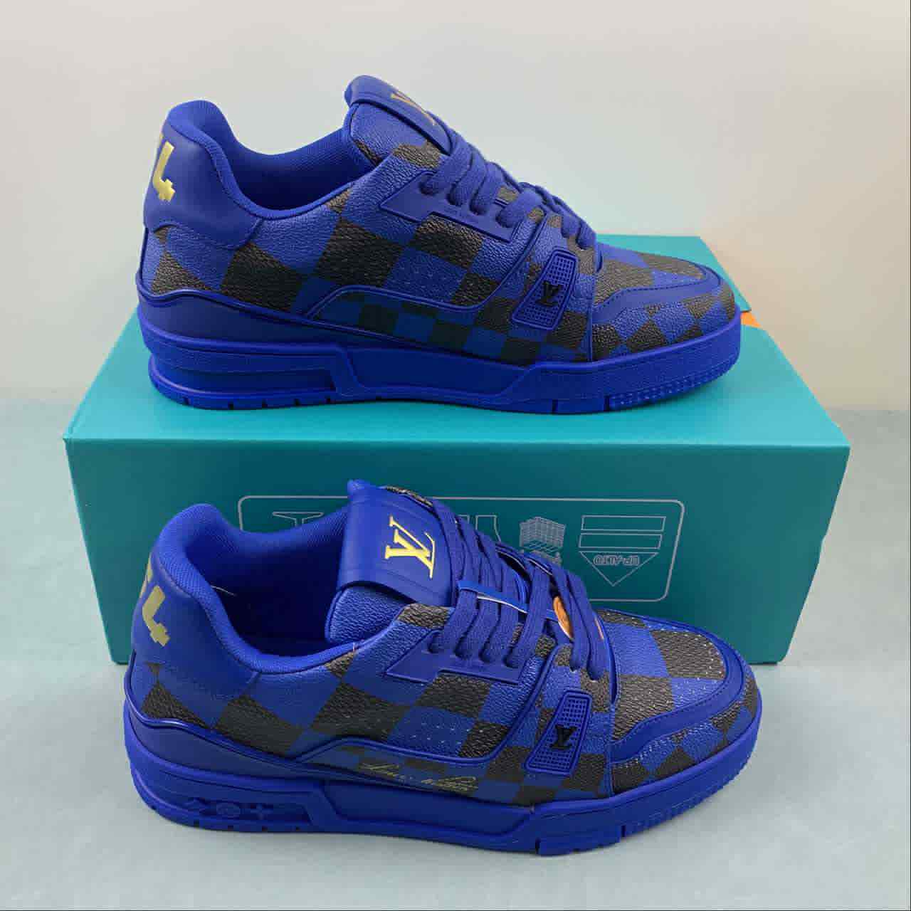 LV Trainers 1 Carreaux 