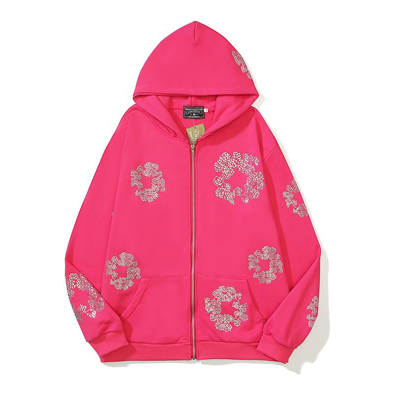 Pull à Capuche zip Denim Tea*s