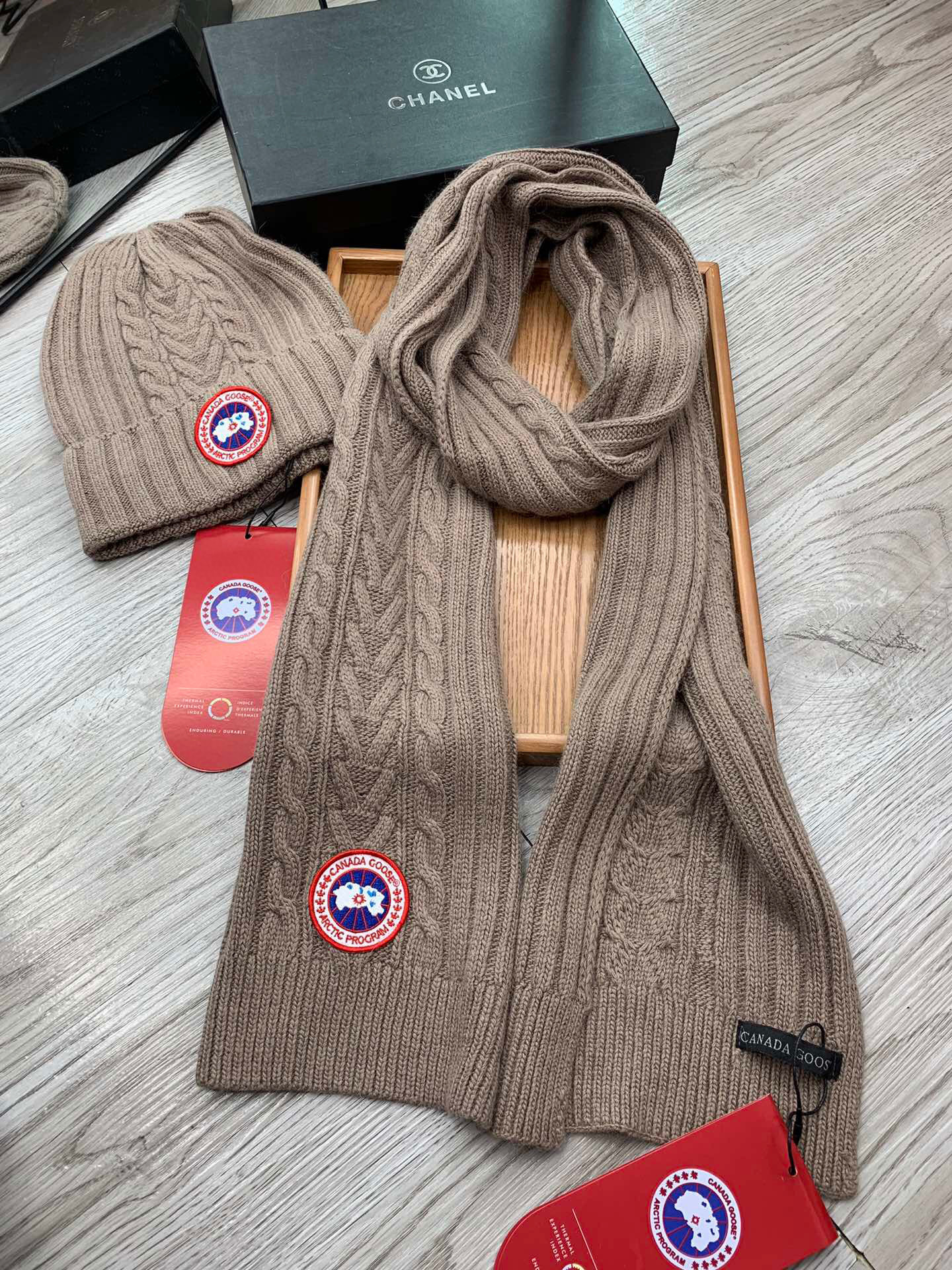 Pack Duo Écharpe/Bonnet Canada G**se
