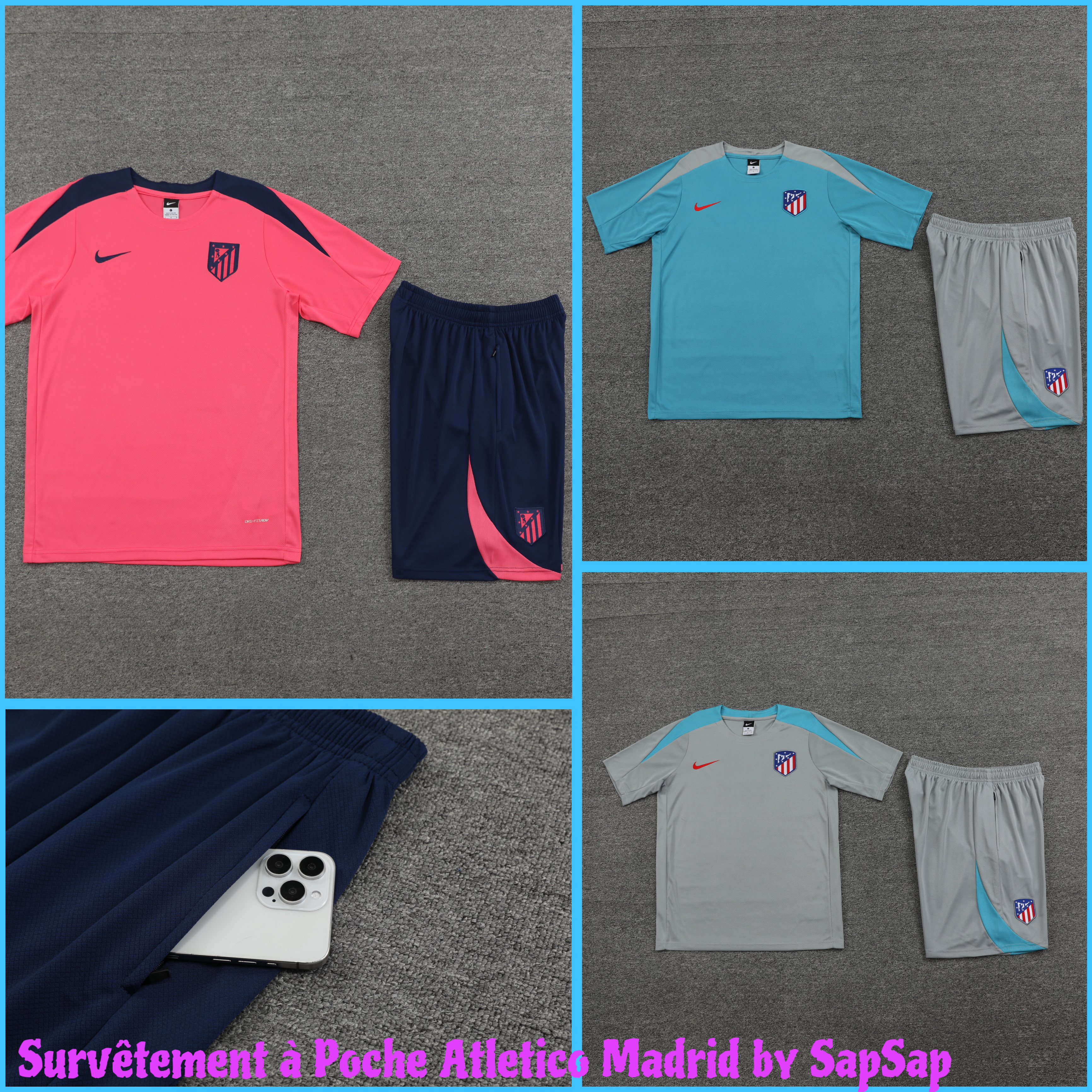 Survêtement à Poche Été Atletico Madrid Saison 2025/26