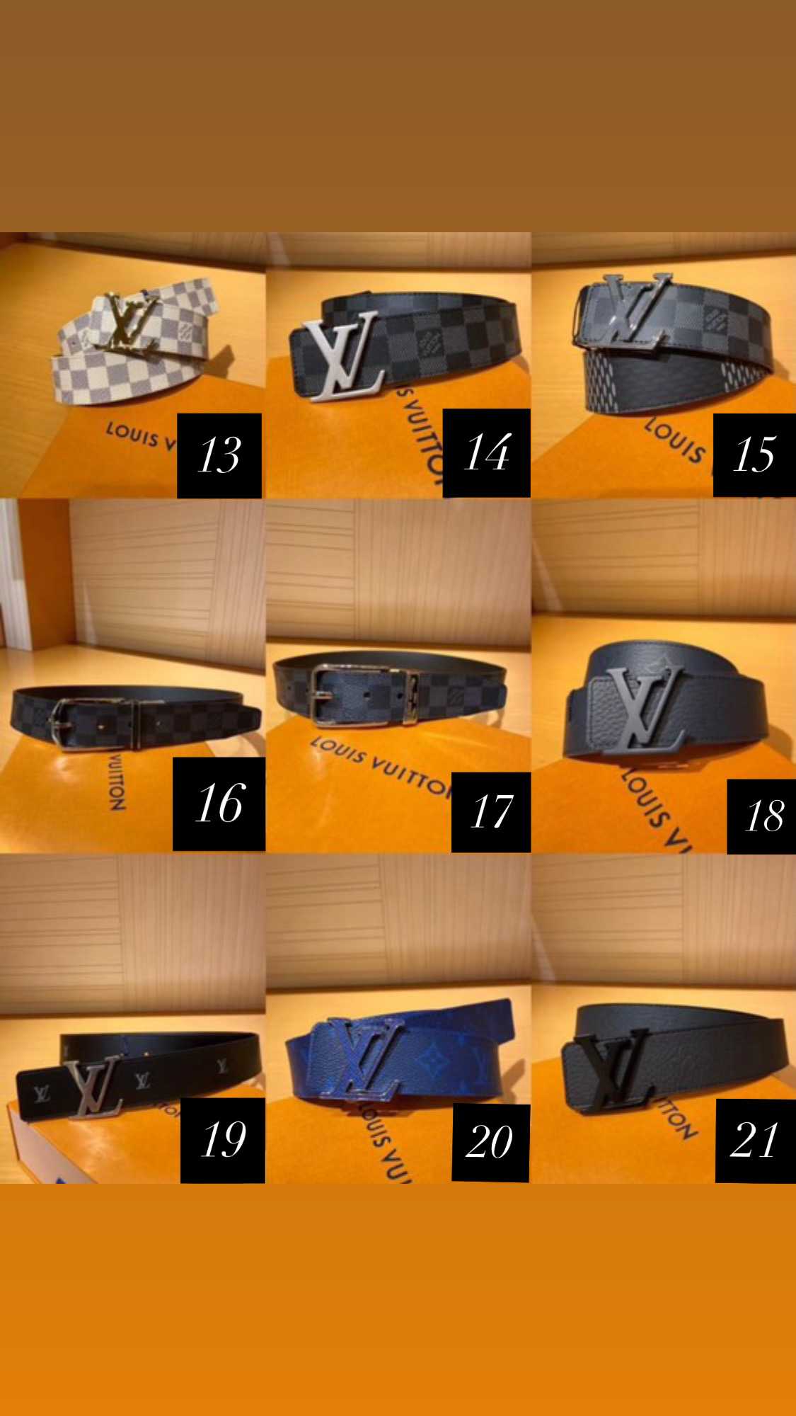Ceinture LV Classique 35mm 