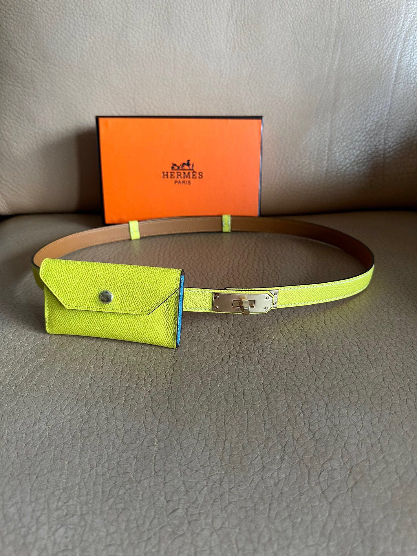 Ceinture Herm*s Pochette intégrée 