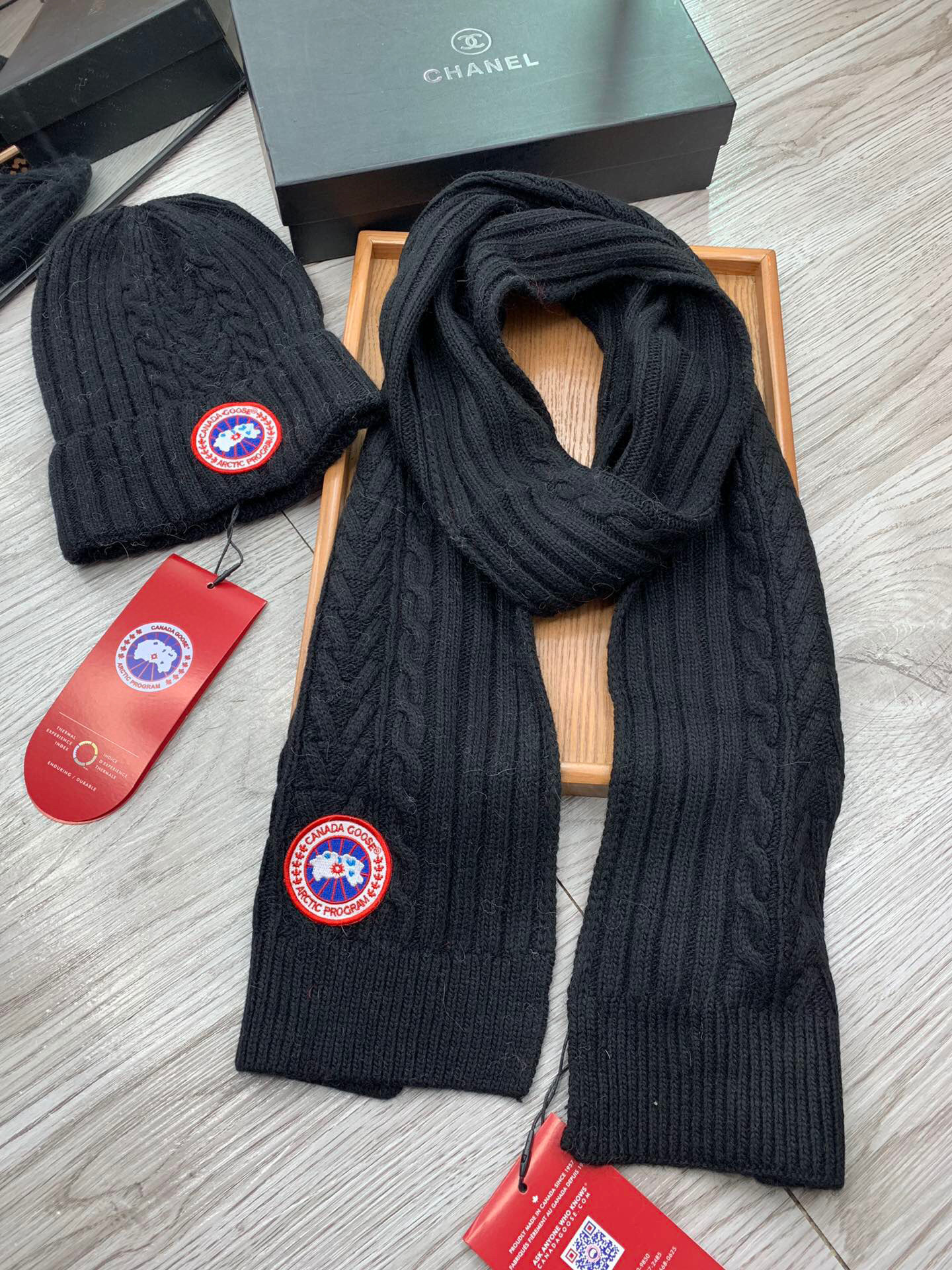 Pack Duo Écharpe/Bonnet Canada G**se