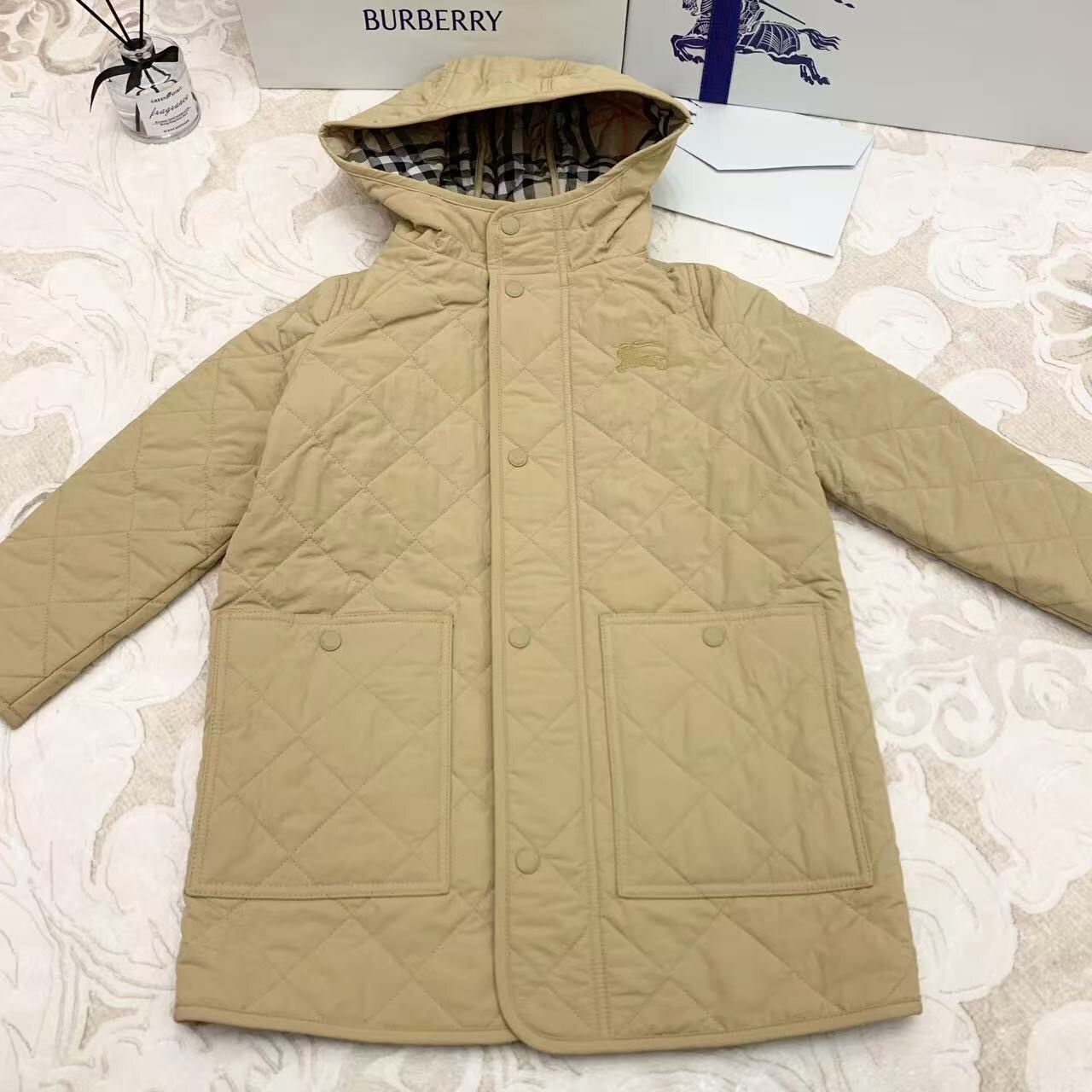Veste Longue Burbe**y pour Enfants