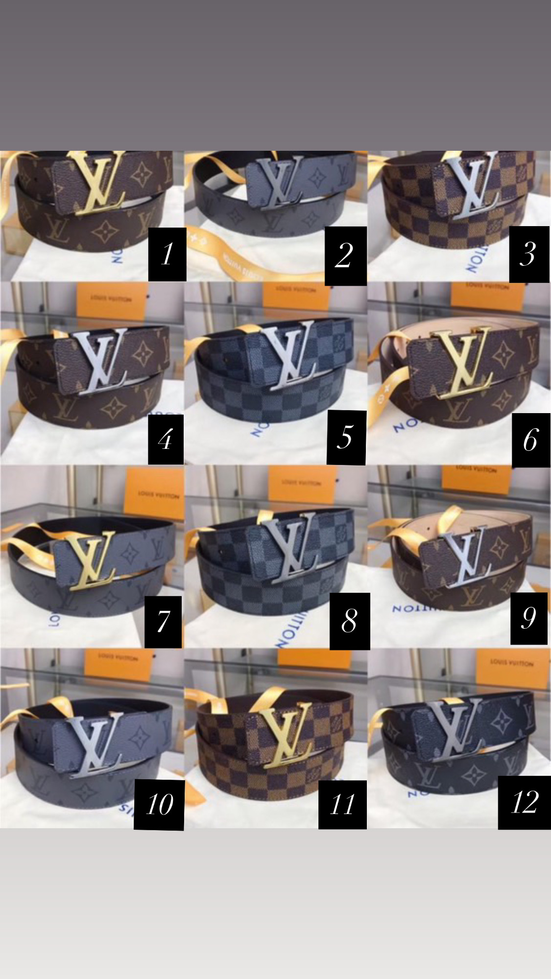 Ceinture LV Classique 35mm 