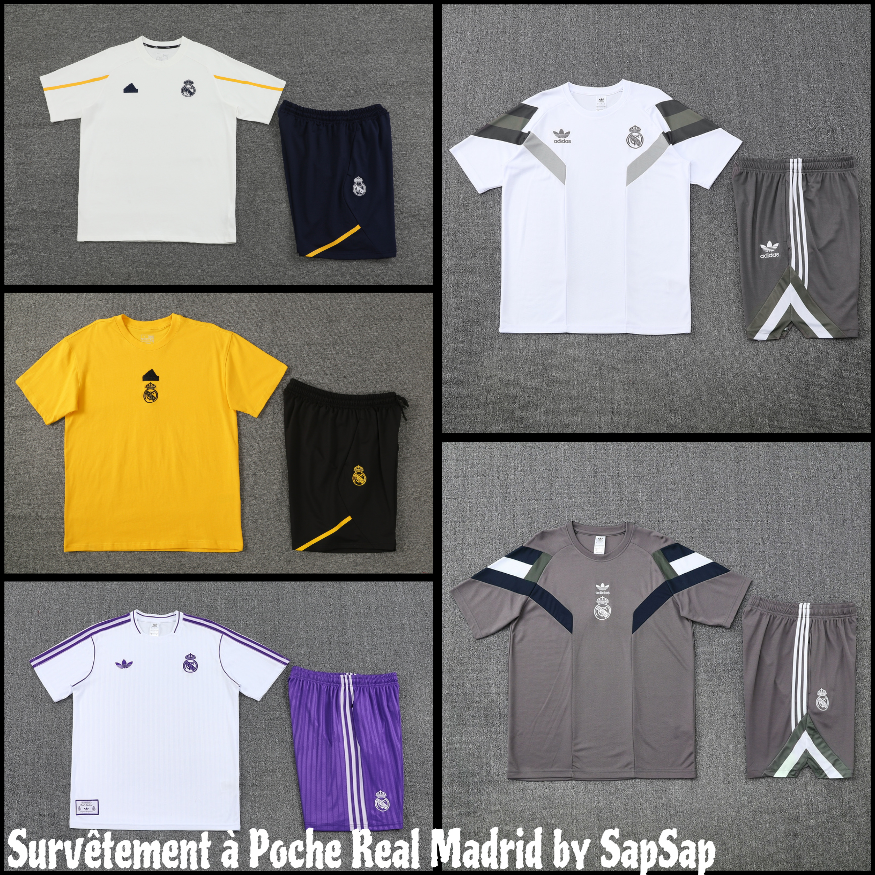 Survêtement à Poche Été Real Madrid Saison 2025/26