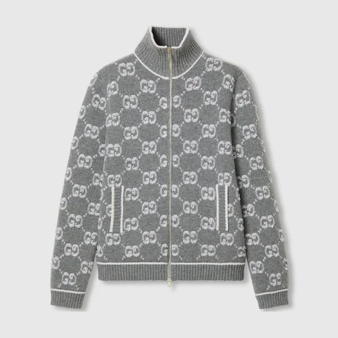 Cardigan en Jacquard GG 