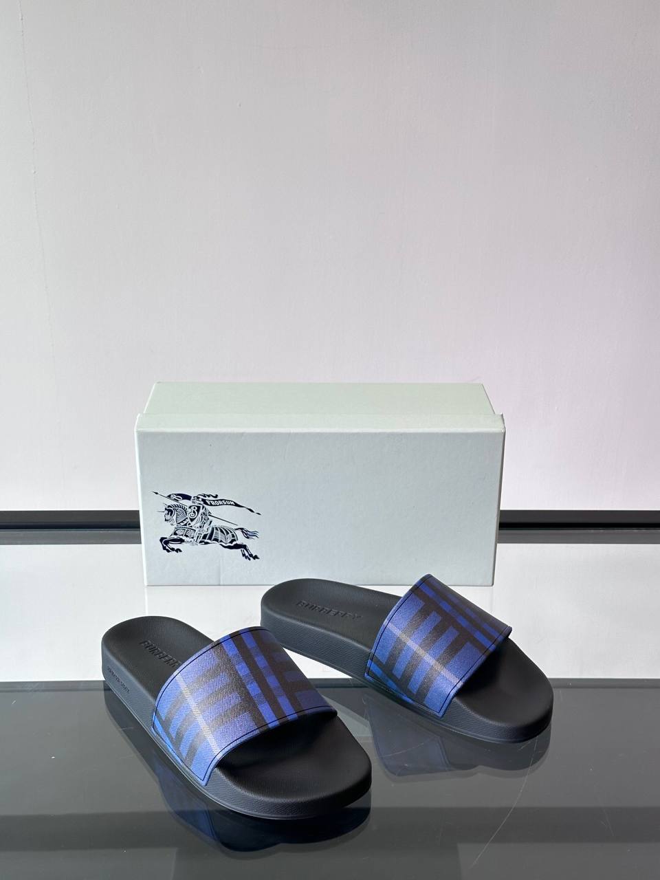 Claquettes Burbe Check 