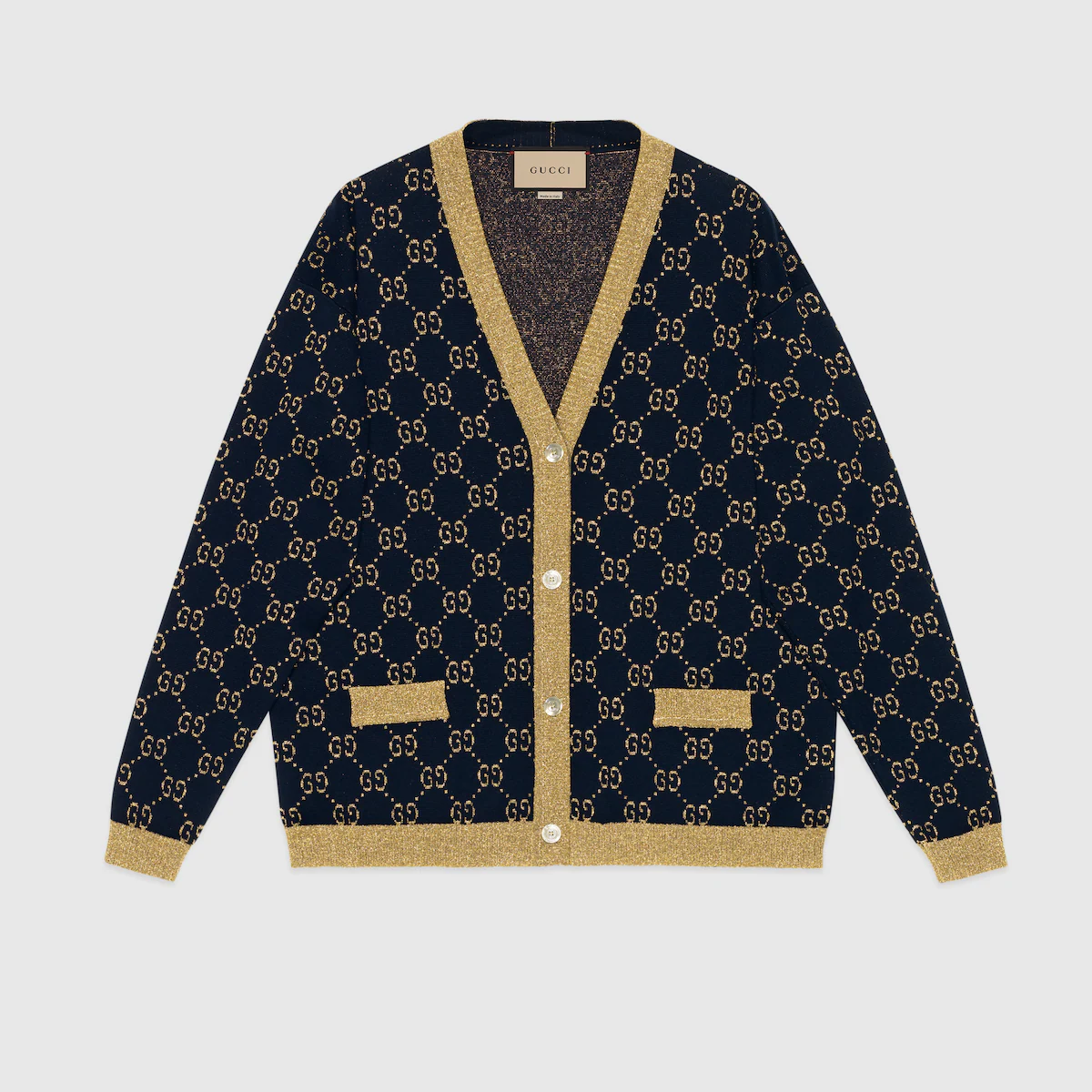 Cardigan en Jacquard GG 