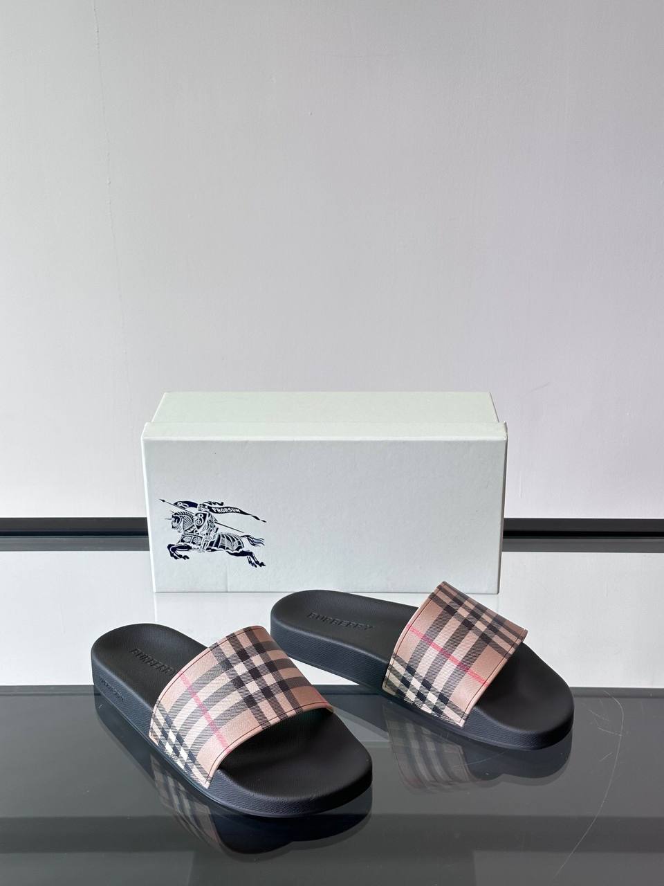 Claquettes Burbe Check 