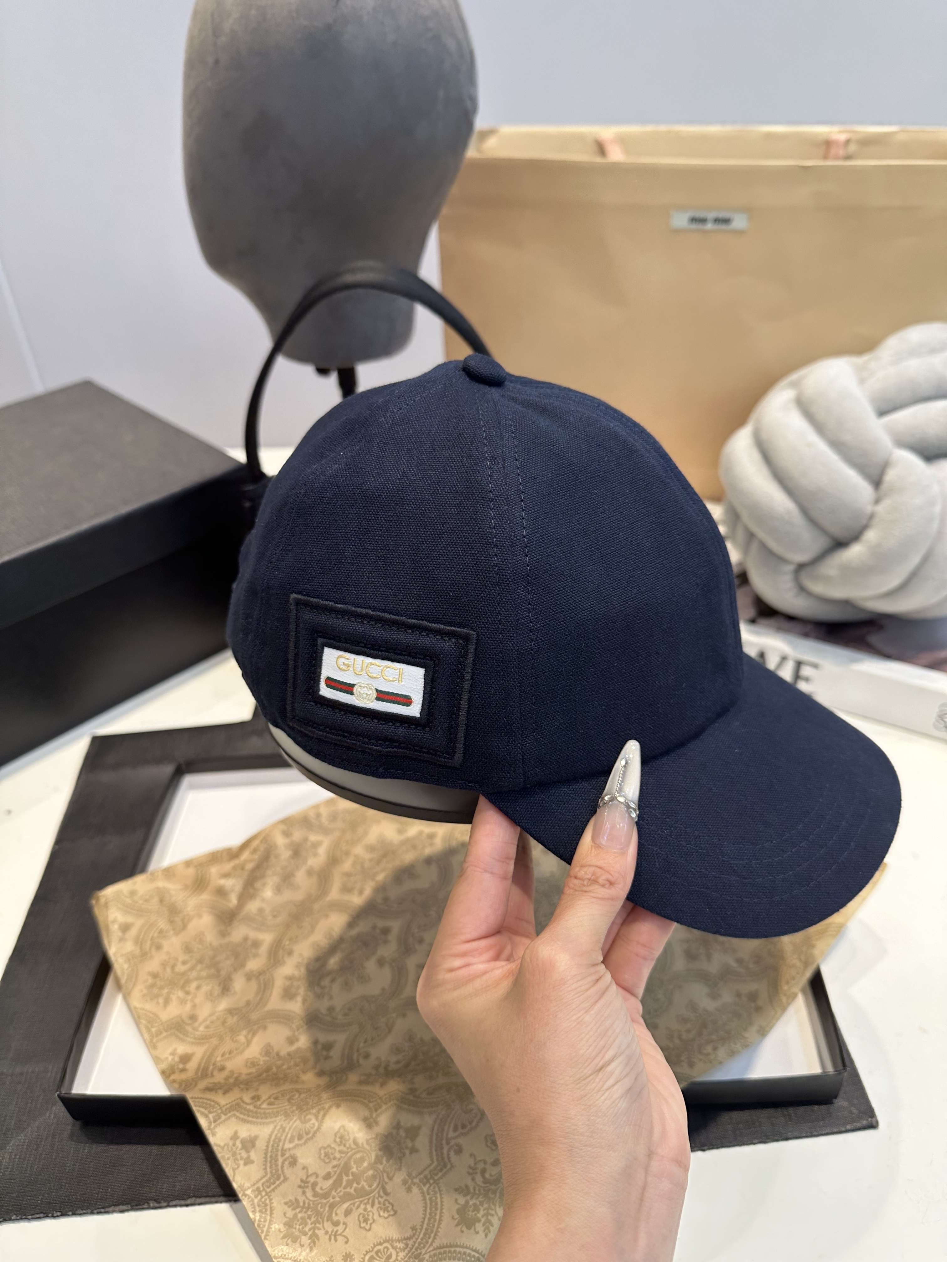 Casquette GG en Coton SS2025 1.1