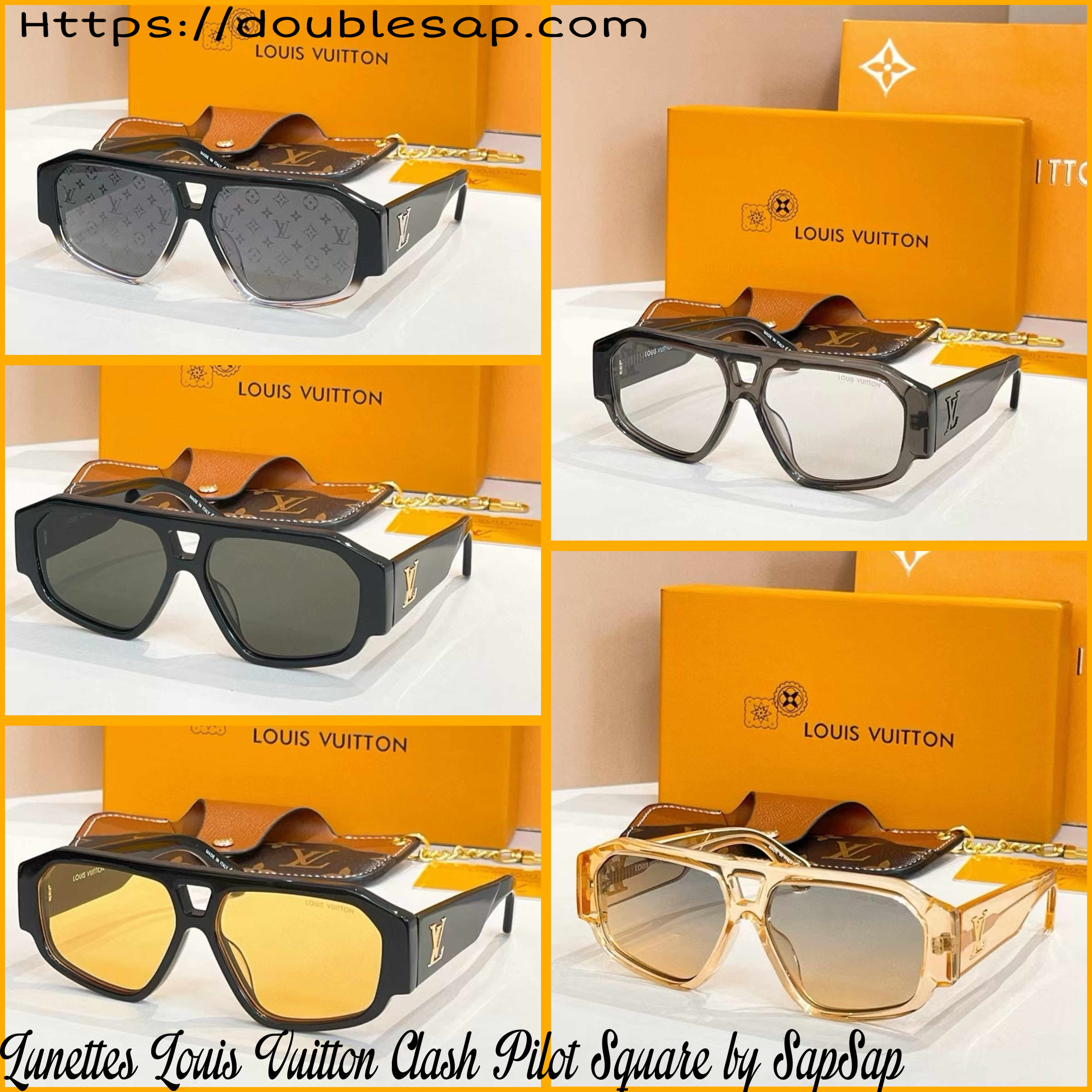 Lunettes LV Clash Pilot