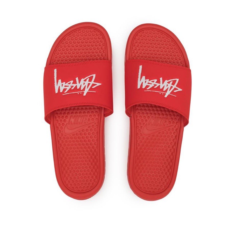 Claquettes NK x Stussy 