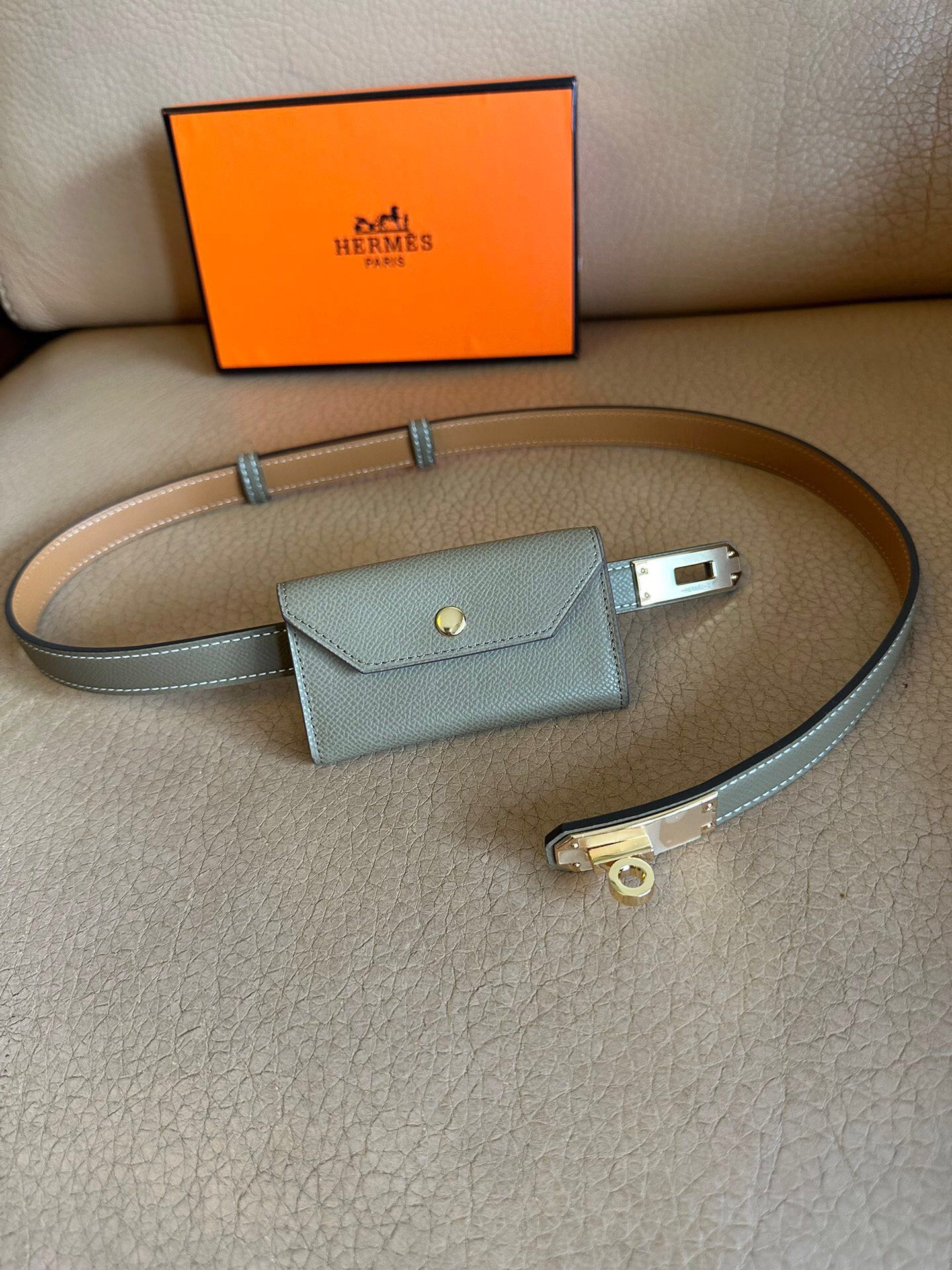 Ceinture Herm*s Pochette intégrée 
