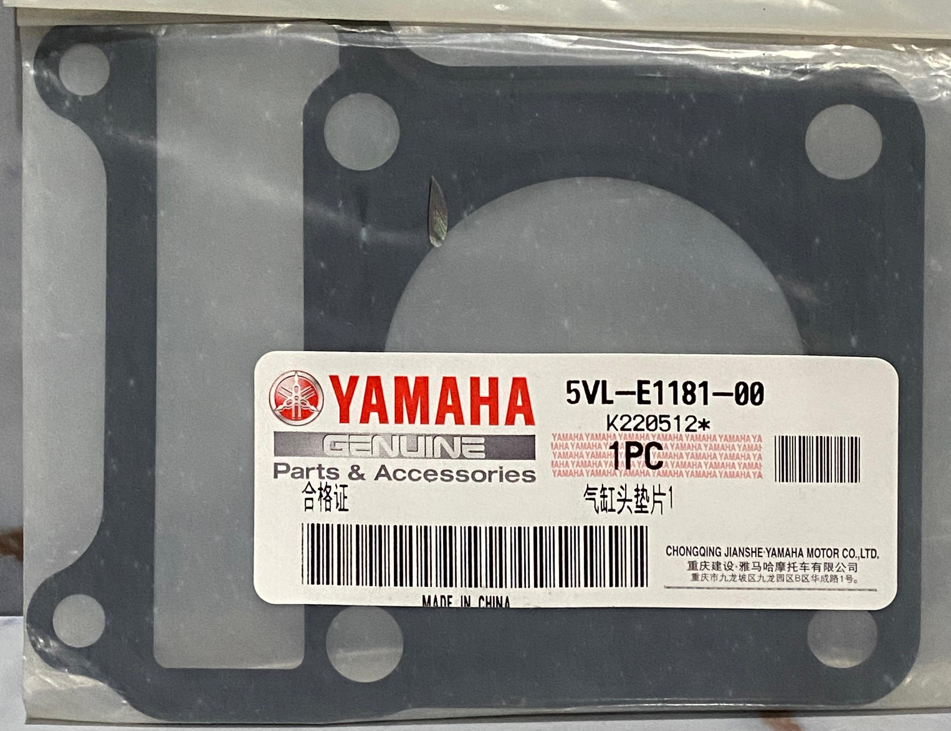 EMPAQUE DE CABEZOTE YBR125-ORIGINAL