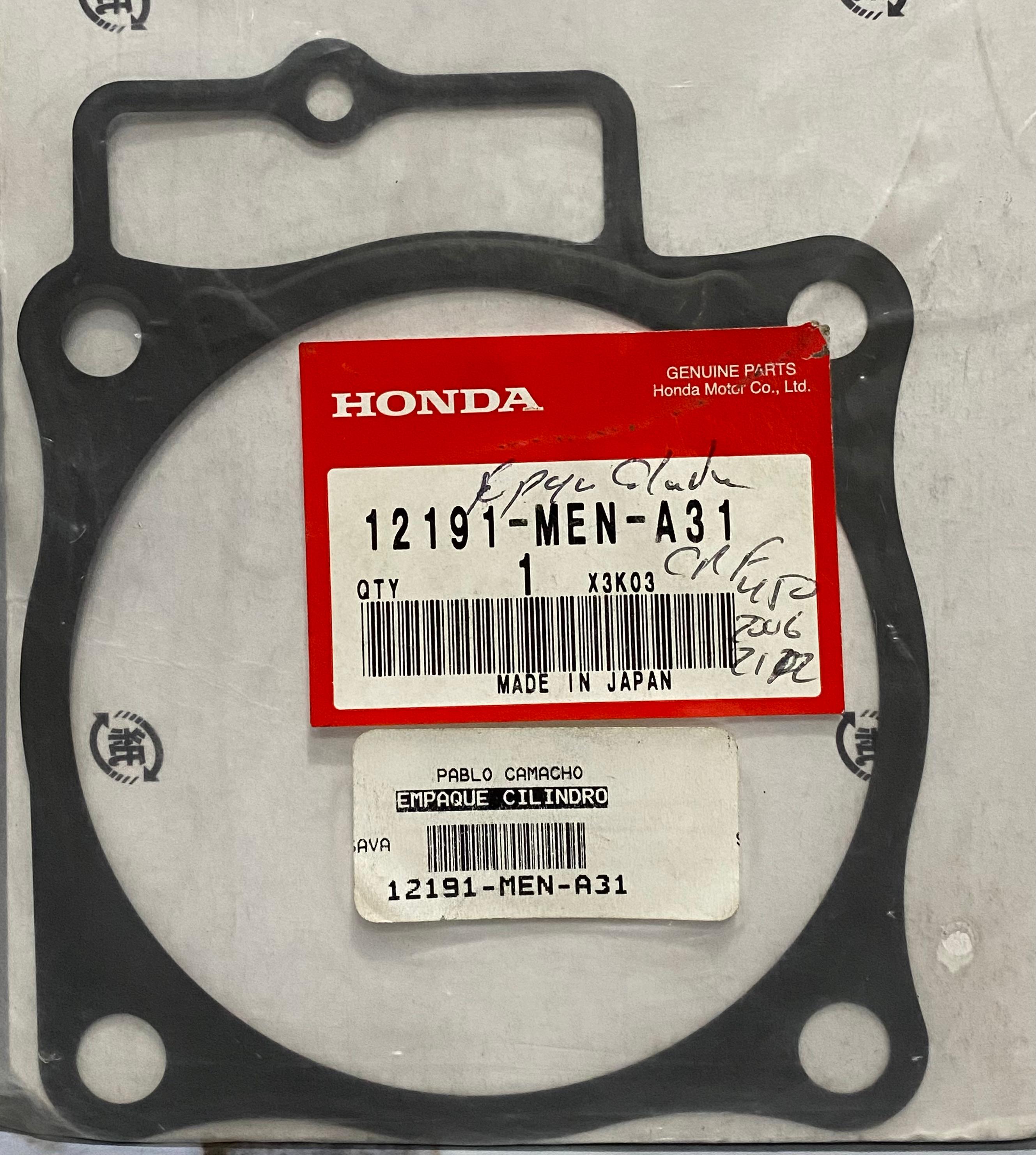 EMPAQUE CILINDRO CRF450R 09-16