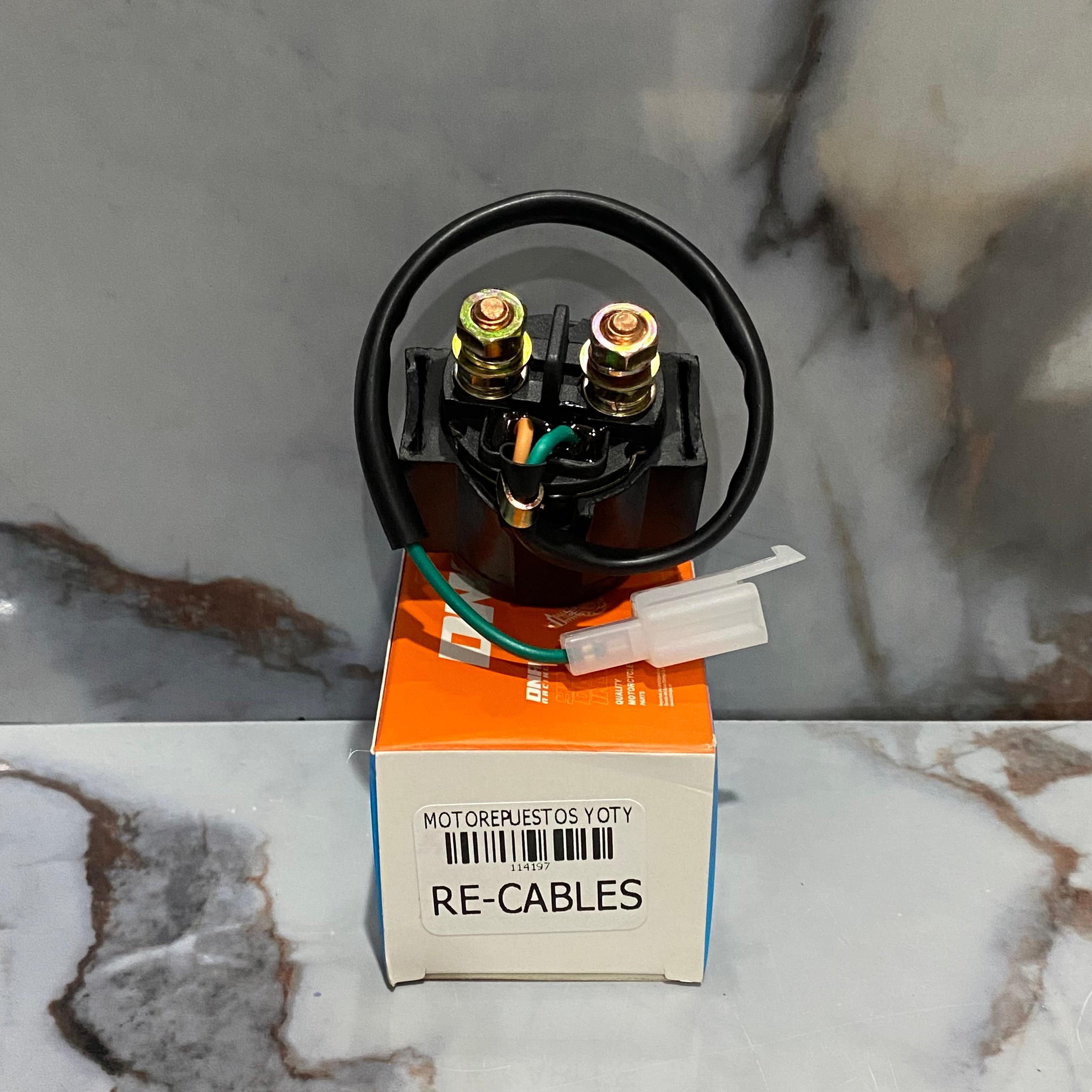 RELAY ARRANQUE CABLES