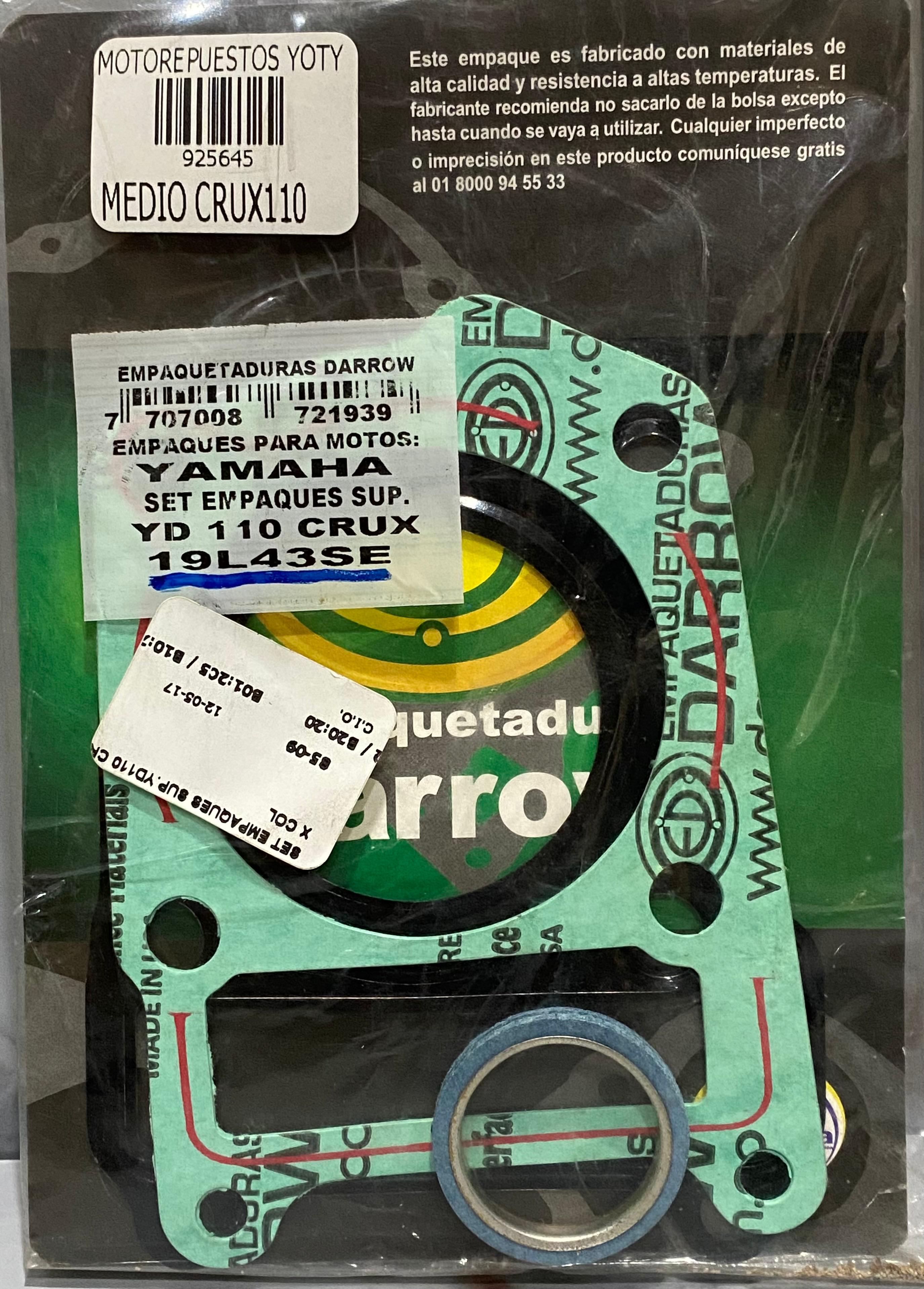 SET MEDIO CRUX 110 COLOMBIA