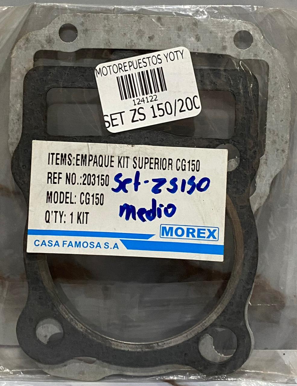 SET MEDIO EMPAQUES ZS200/CG200