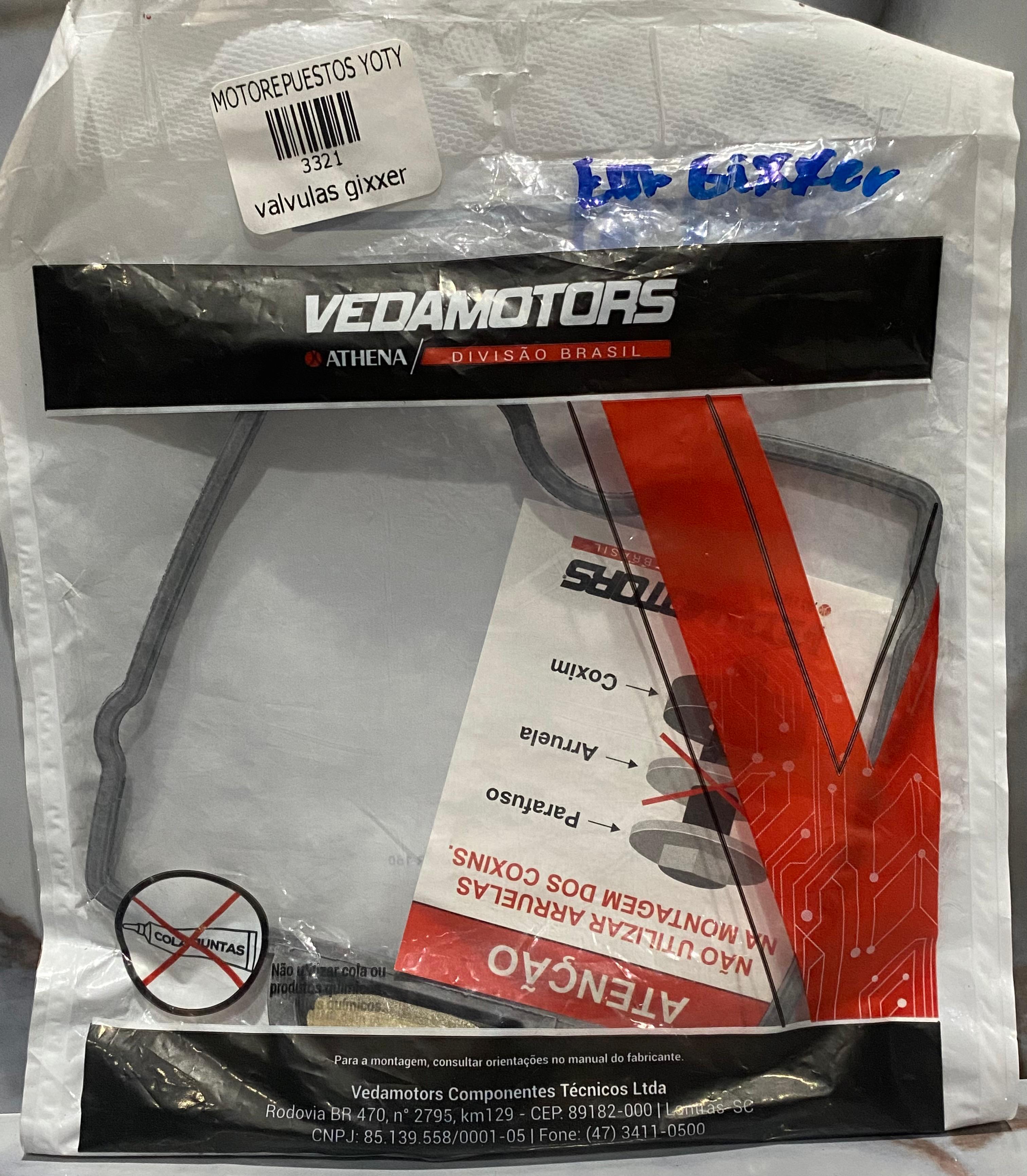 ORING KIT TAPA VÁLVULAS TORNADO