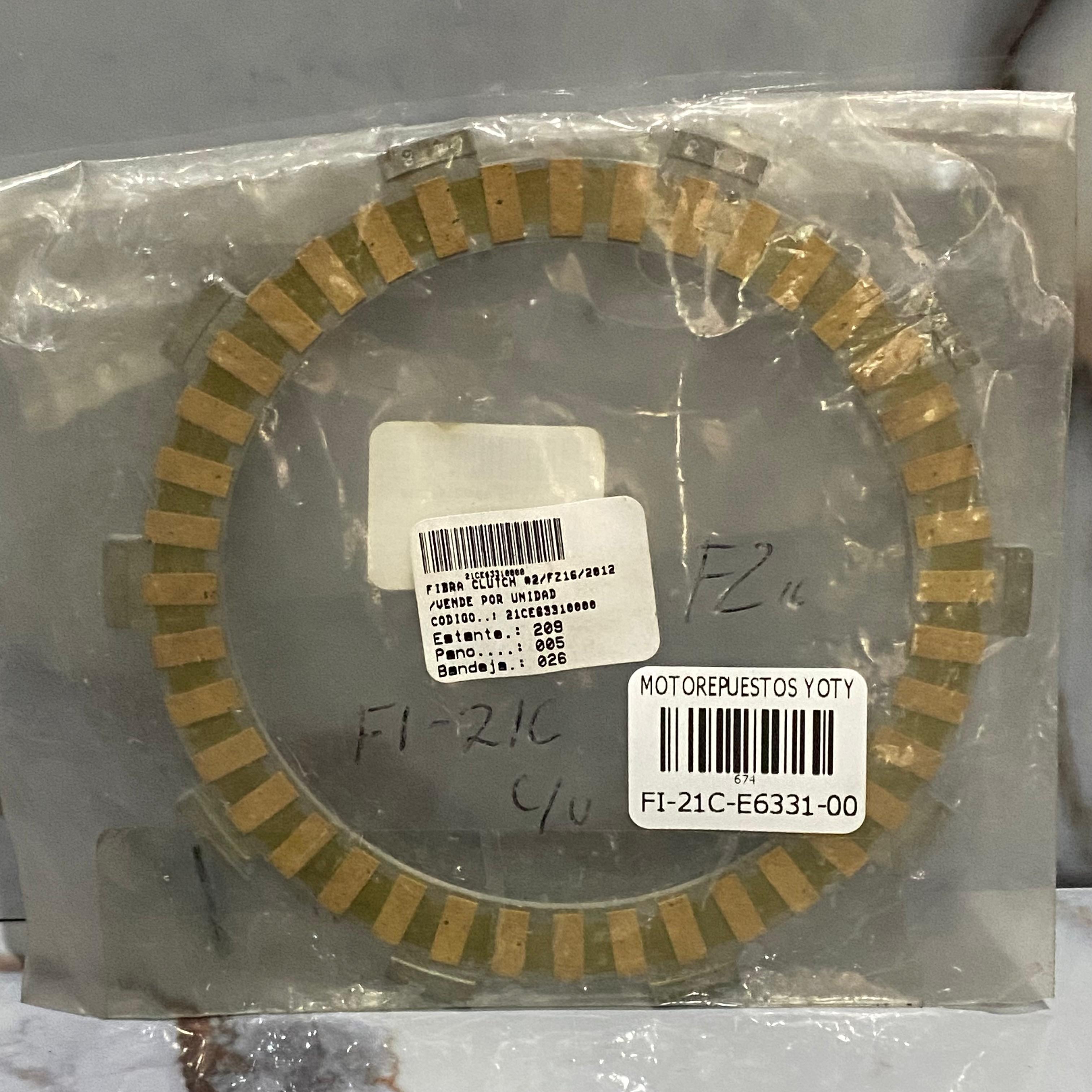 FIBRA CLUTCH FZ16 ORIGINAL C/U