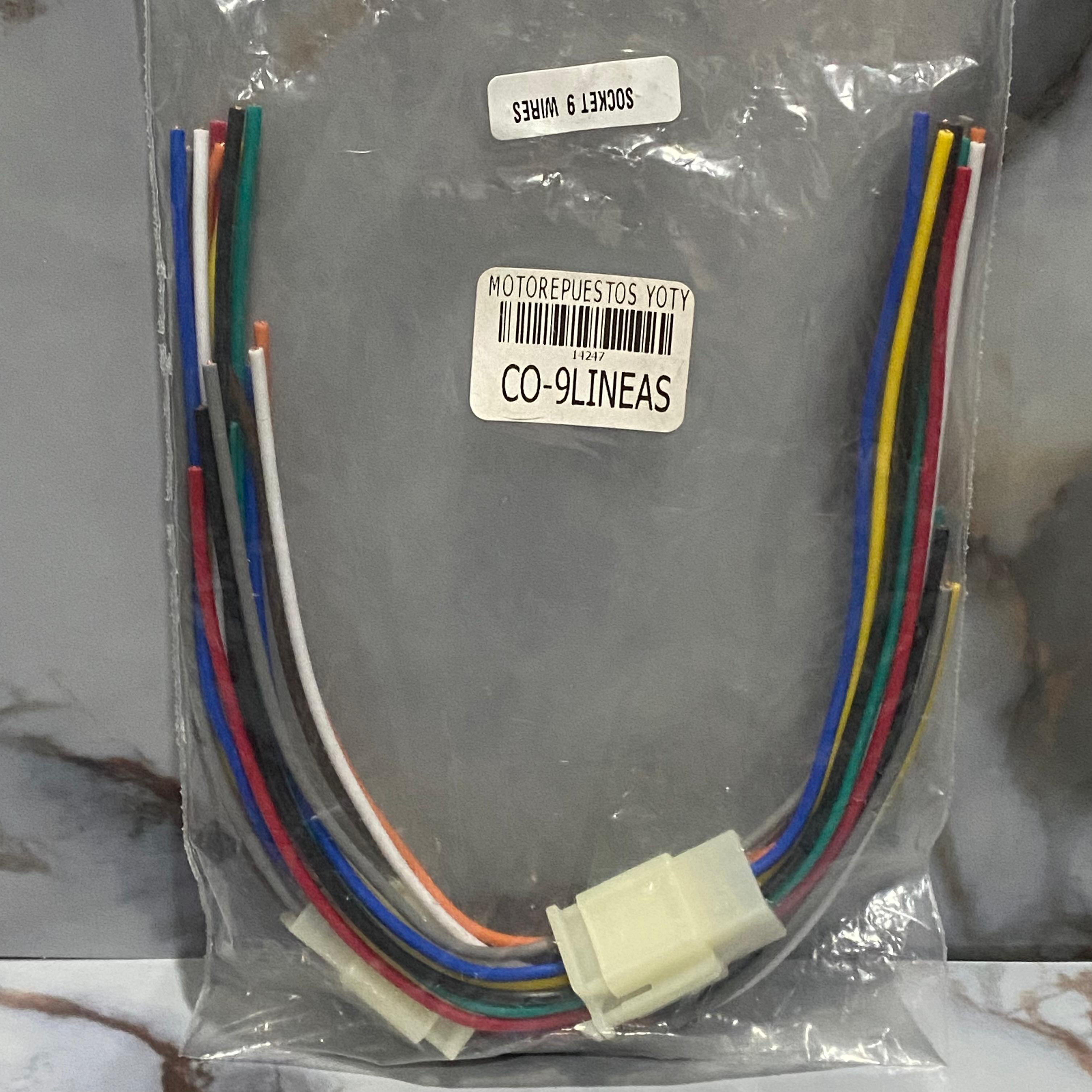 CONECTOR 9 LINEAS PAR C/U