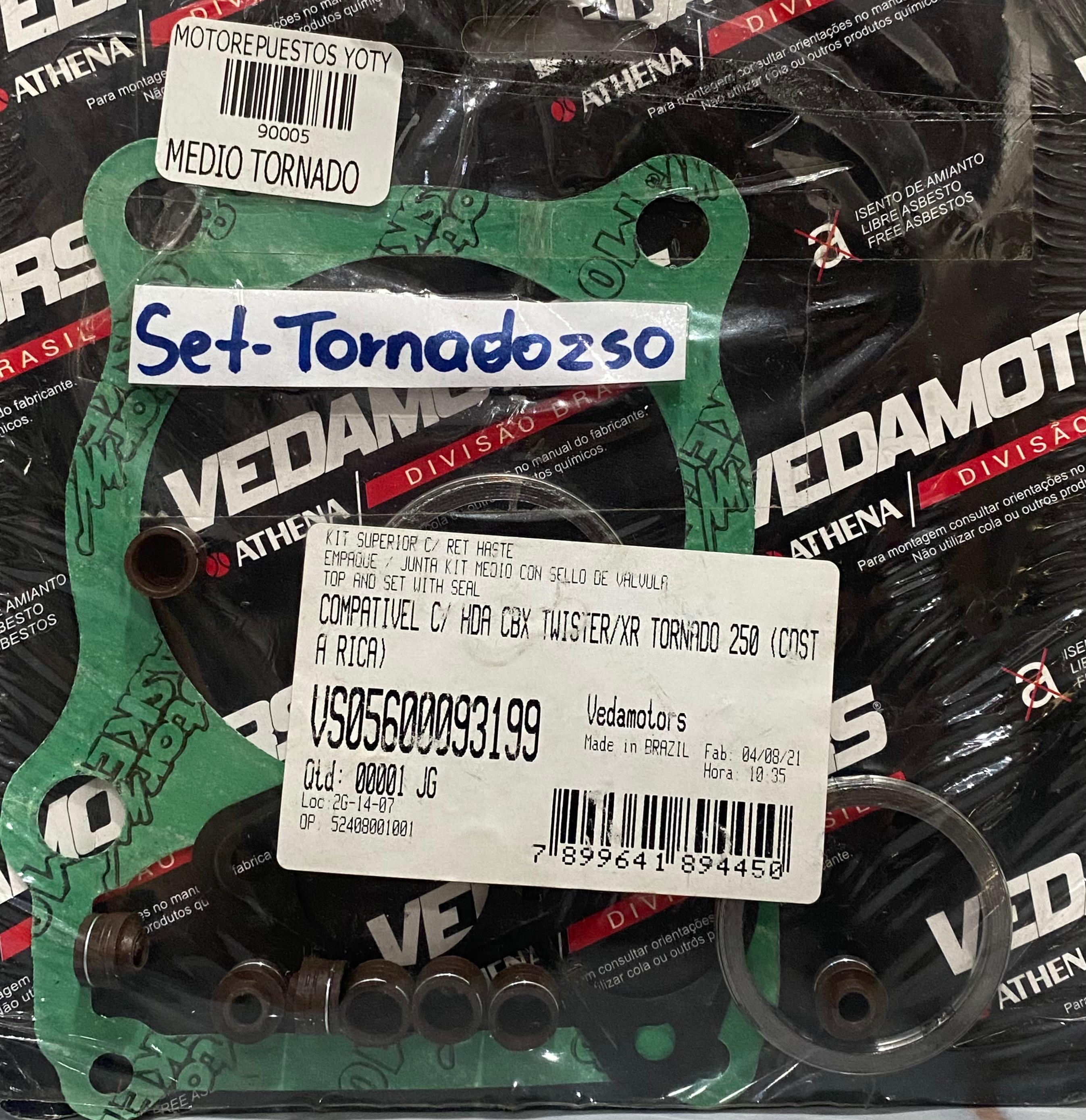 SET MEDIO EMP. TORNADO CON/SIN SELLOS VEDAMOTORS