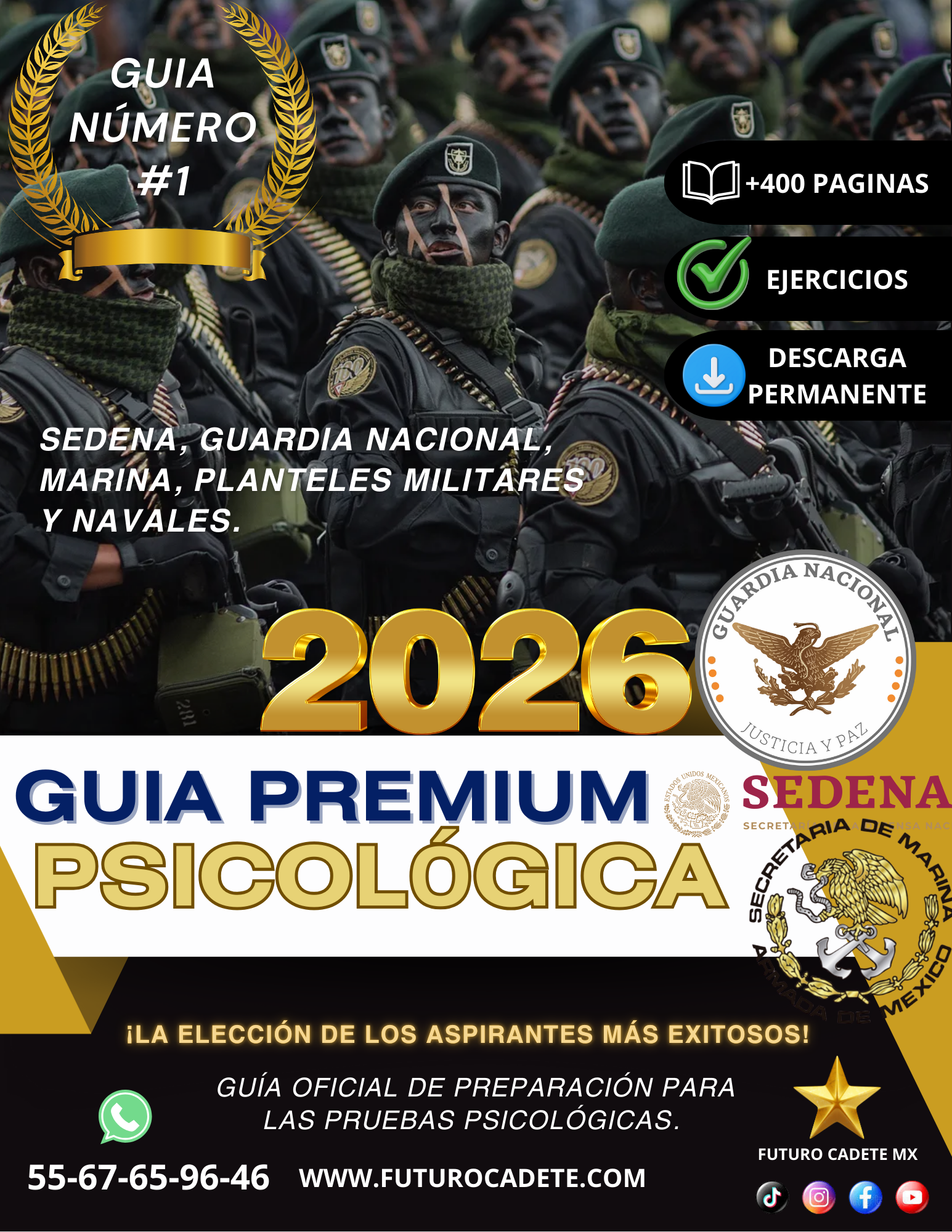 Guia Psicológico 2025 (SEMAR, SEDENA, GN y más)