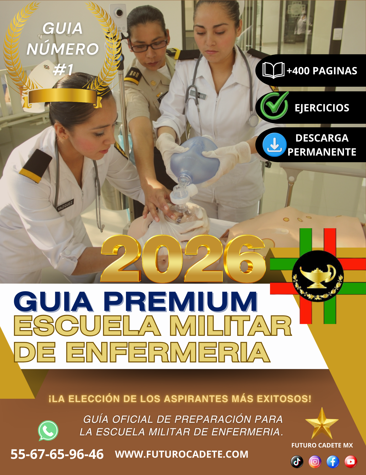 Guía Premium Escuela Militar de Enfermería 2026